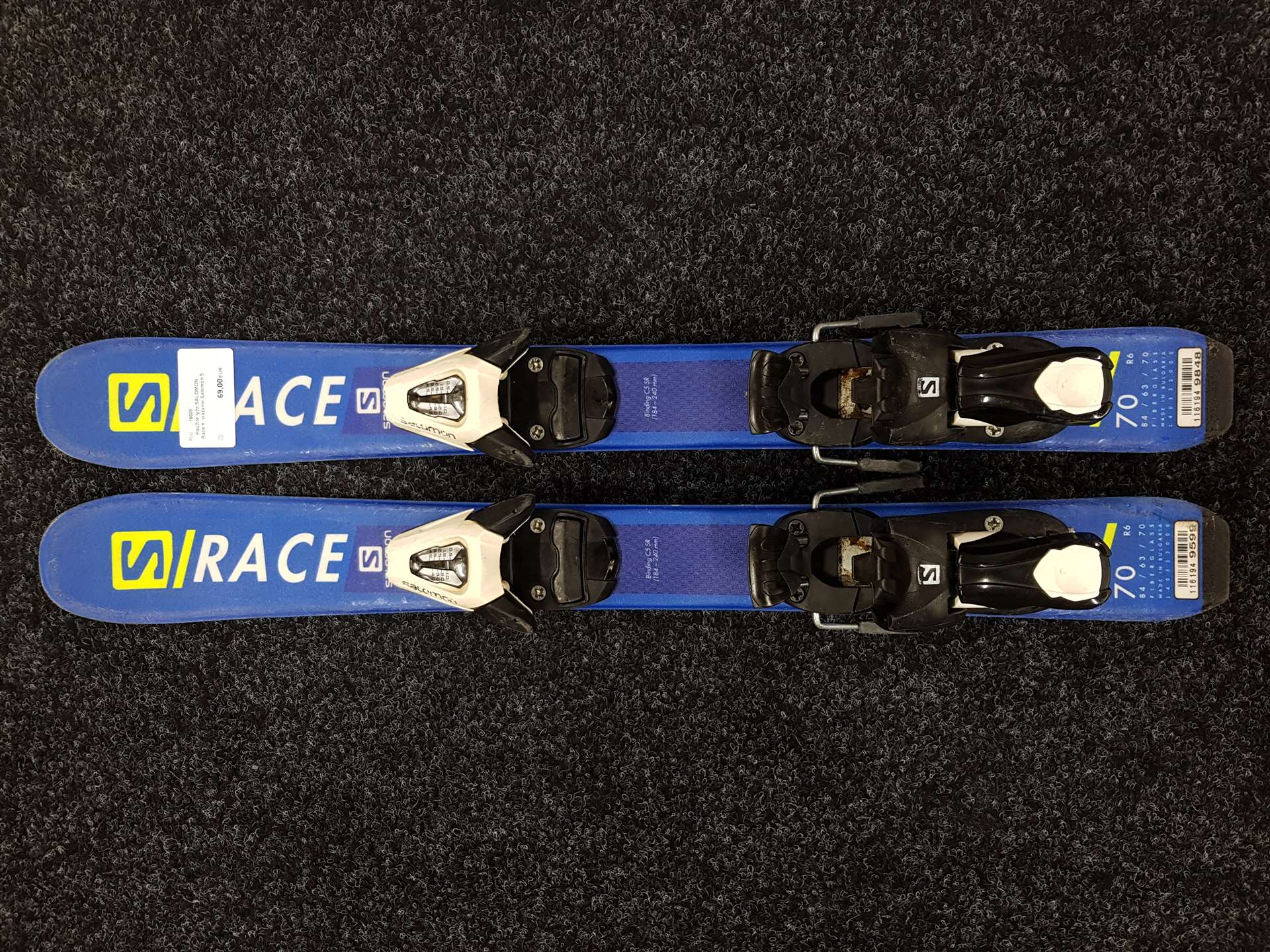 Použité lyže SALOMON Race + vázání Salomon 5