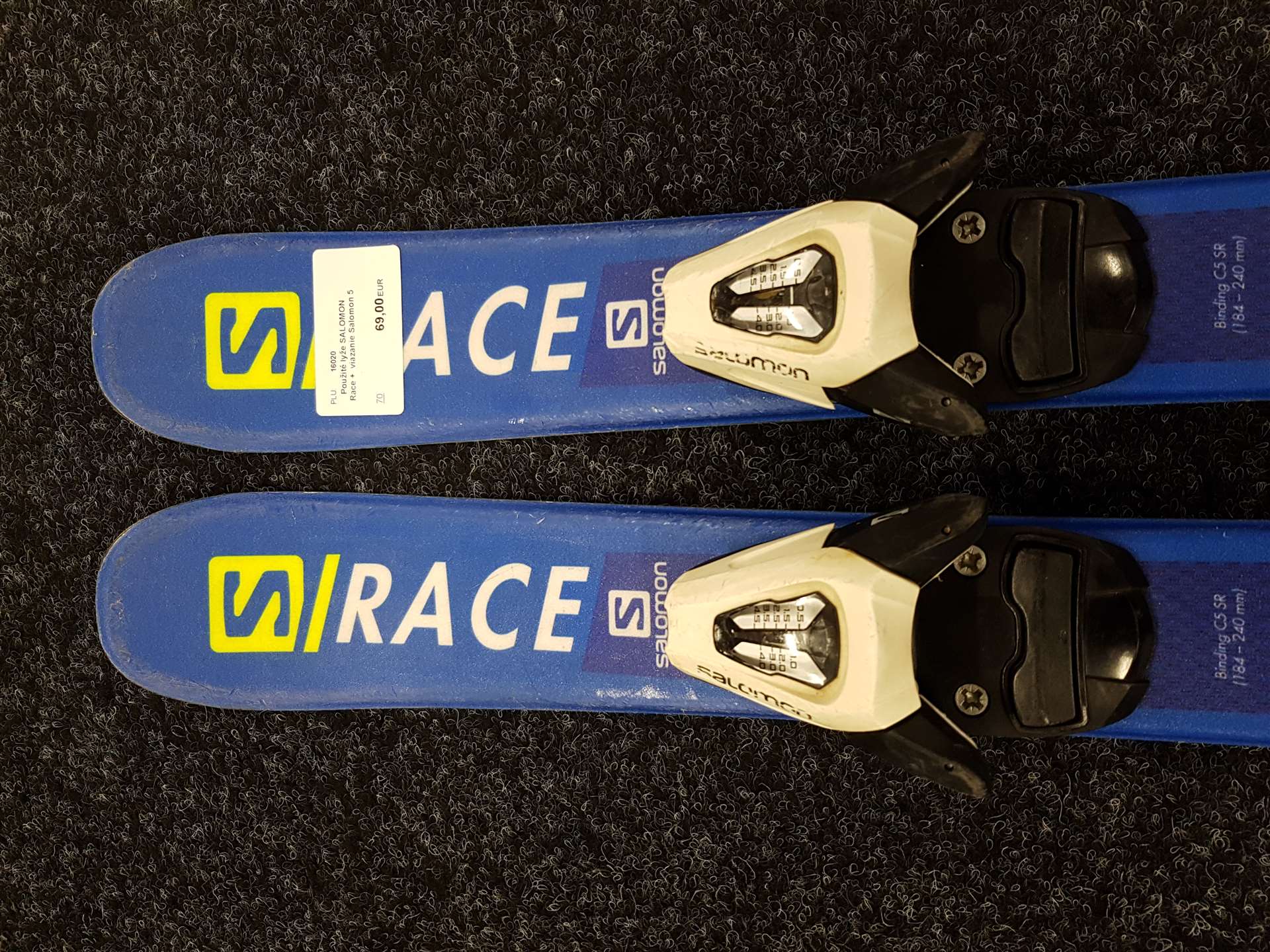 Použité lyže SALOMON Race + vázání Salomon 5
