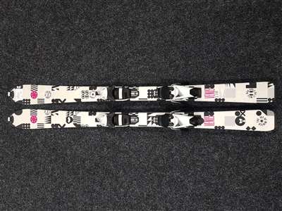 Esquís infantiles usados SPORTEN Venus 130 + fijaciones Tyrolia SLR 7.5