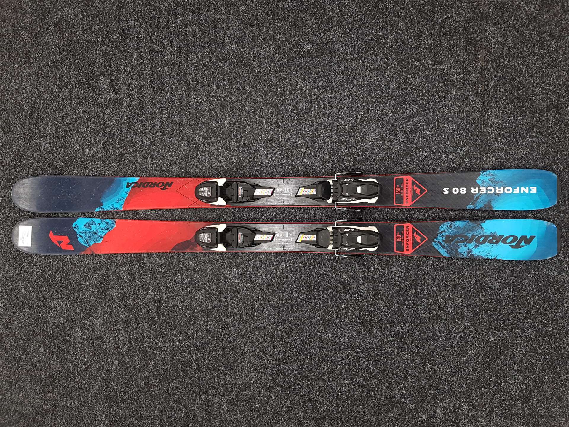 Použité lyže NORDICA Enforcer 80 S + viazanie Marker 7