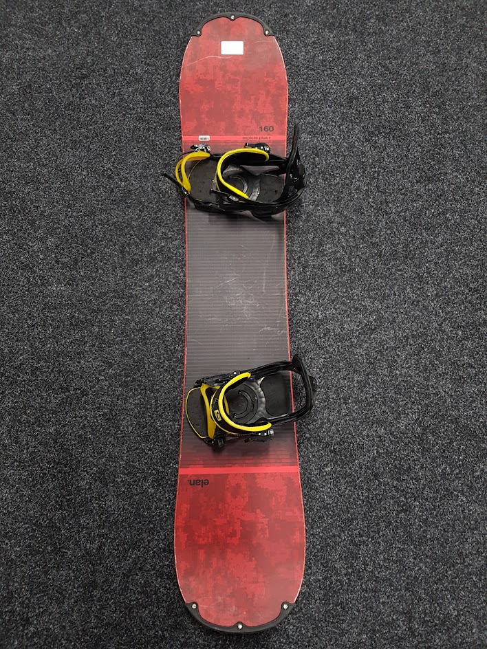 Použitý snowboard Elan Explore Plus R + vázání Salomon velikost L