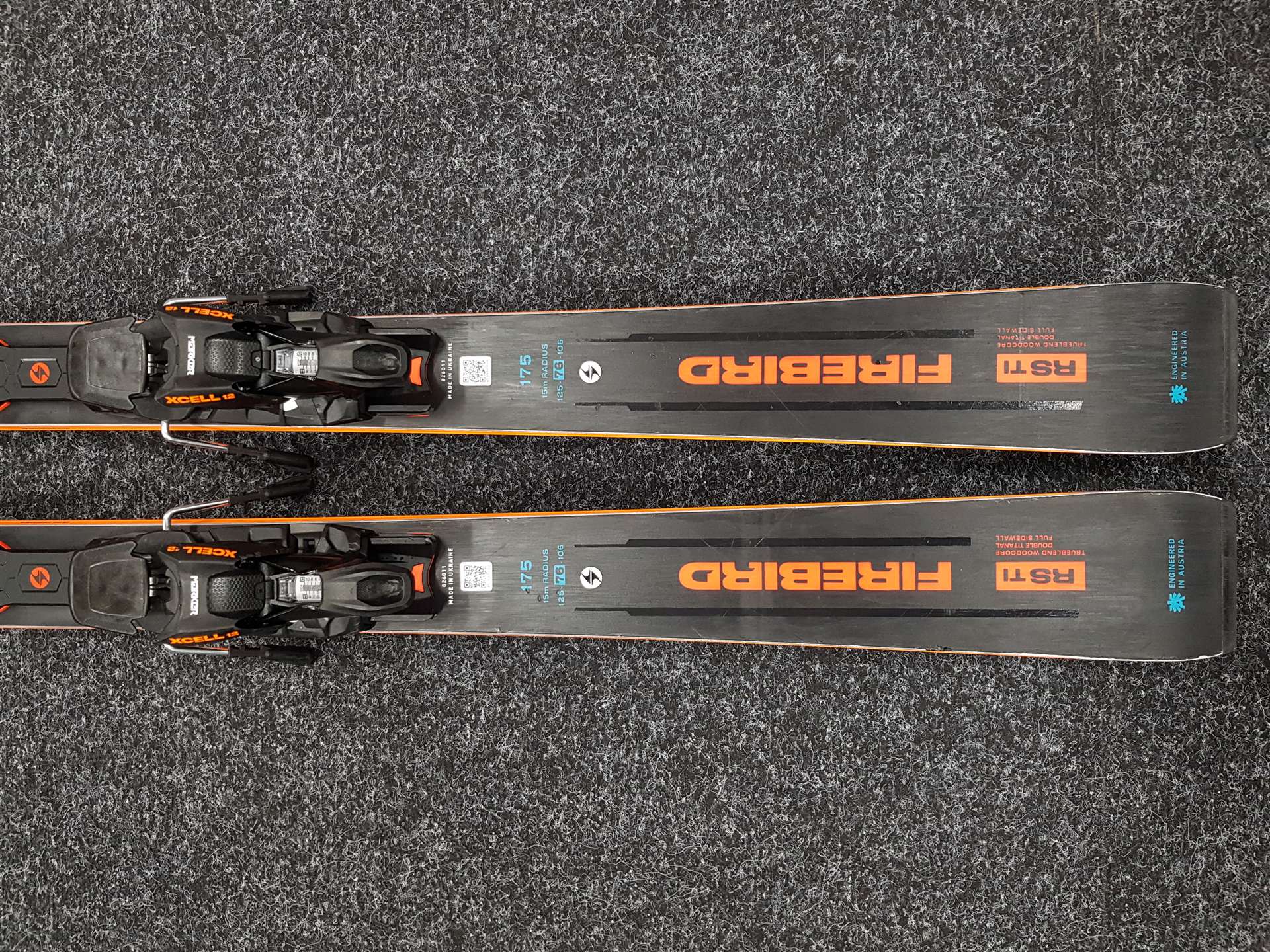 Použité lyže BLIZZARD Firebird RS Ti + viazanie Marker Xcell 12