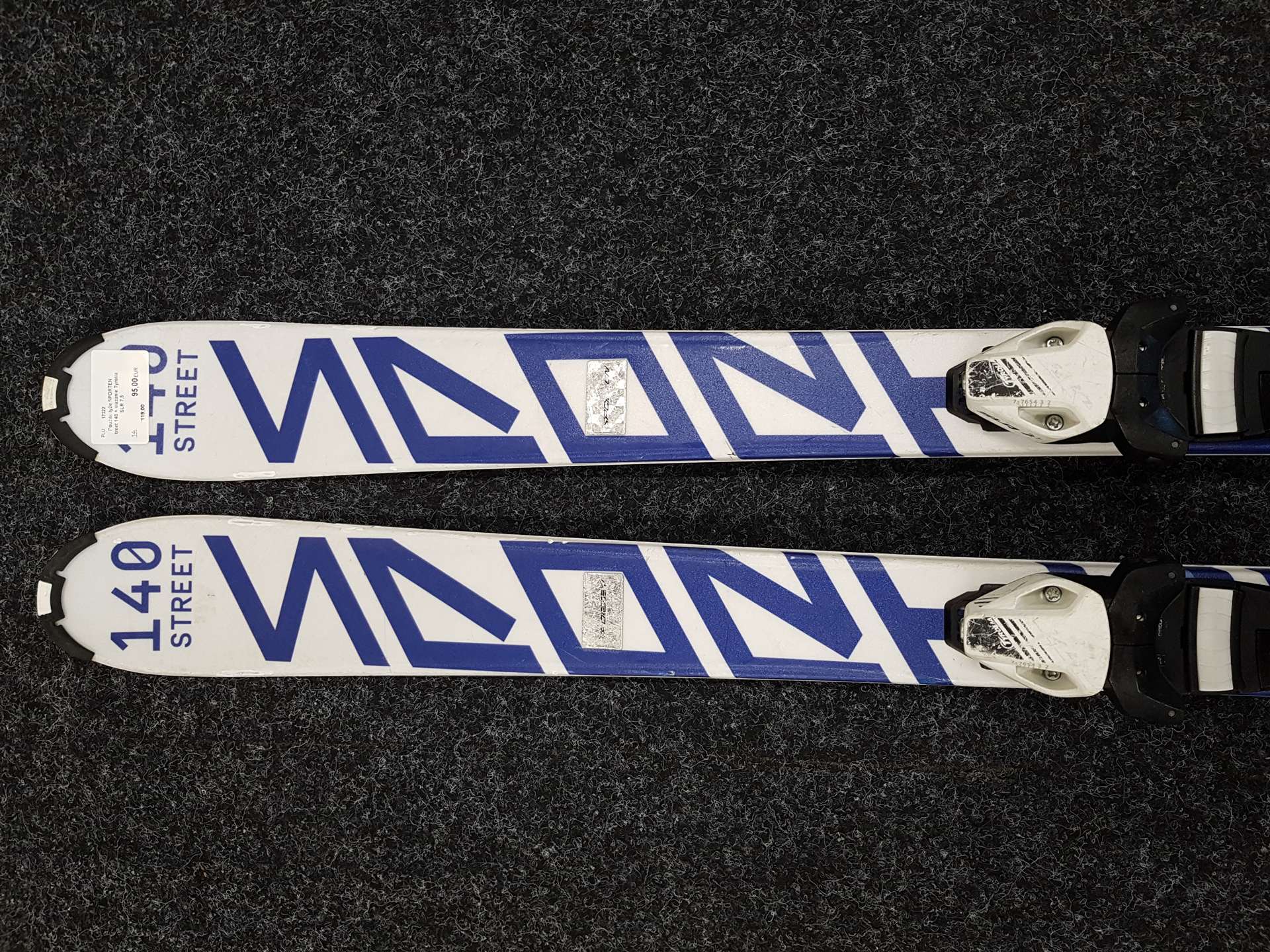 Skis SPORTEN Street 140 d'occasion + fixations Tyrolia SLR 7.5