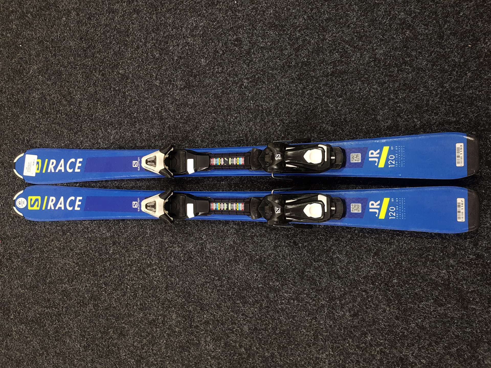 Skis enfant d'occasion SALOMON S/Race + fixations Salomon 4.5