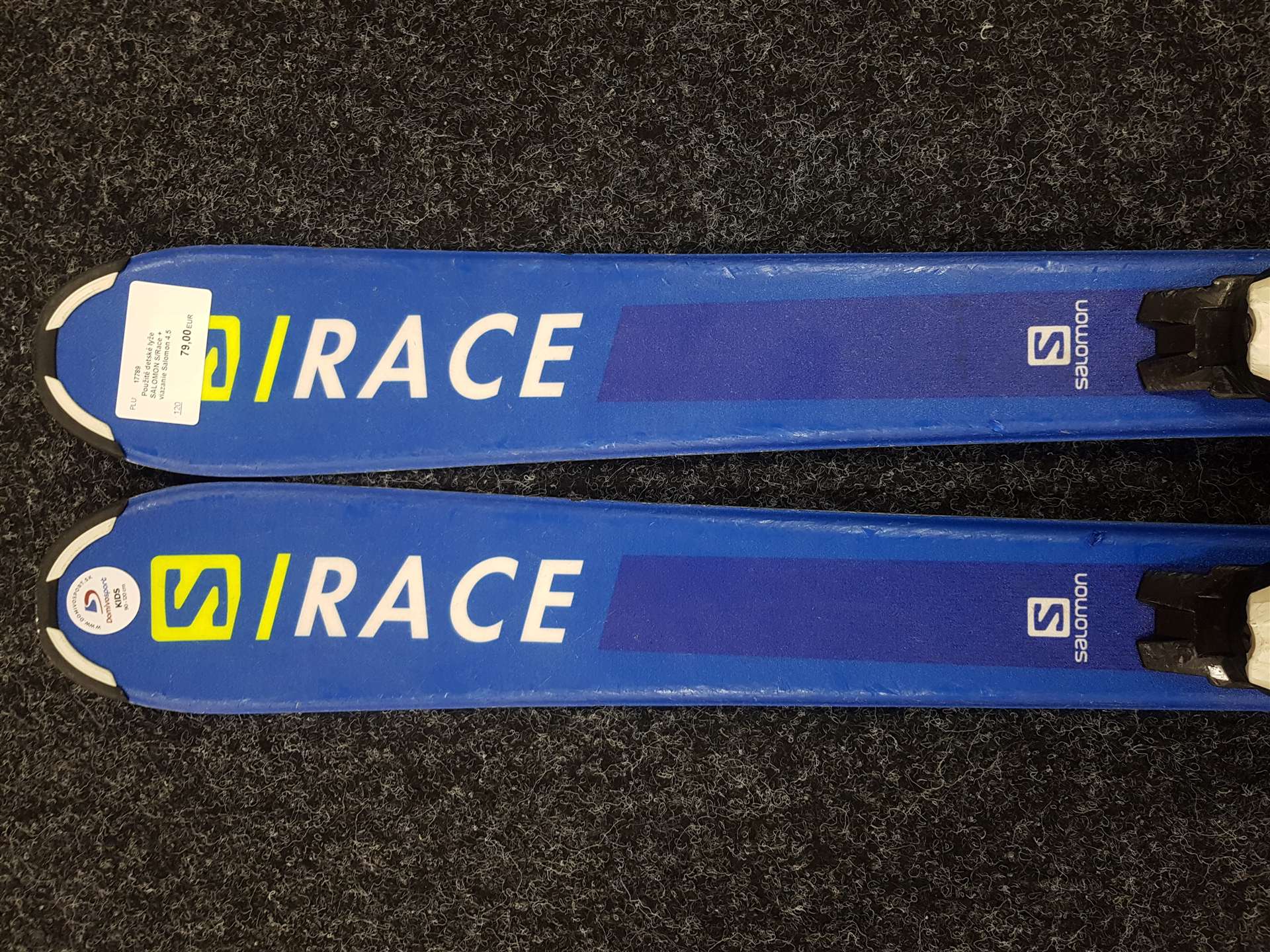 Skis enfant d'occasion SALOMON S/Race + fixations Salomon 4.5