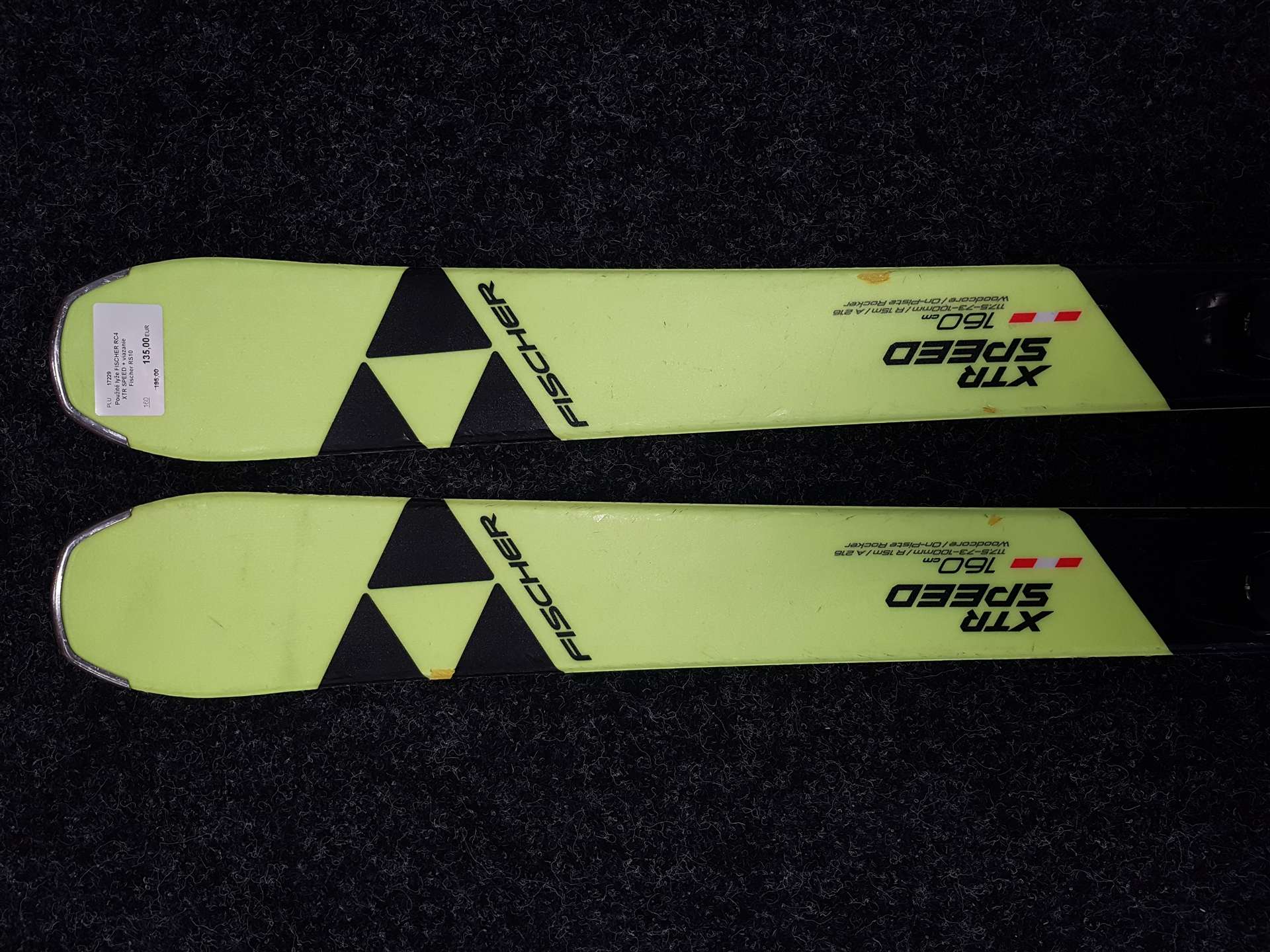 Schiuri FISCHER RC4 XTR SPEED folosite + legături Fischer RS10