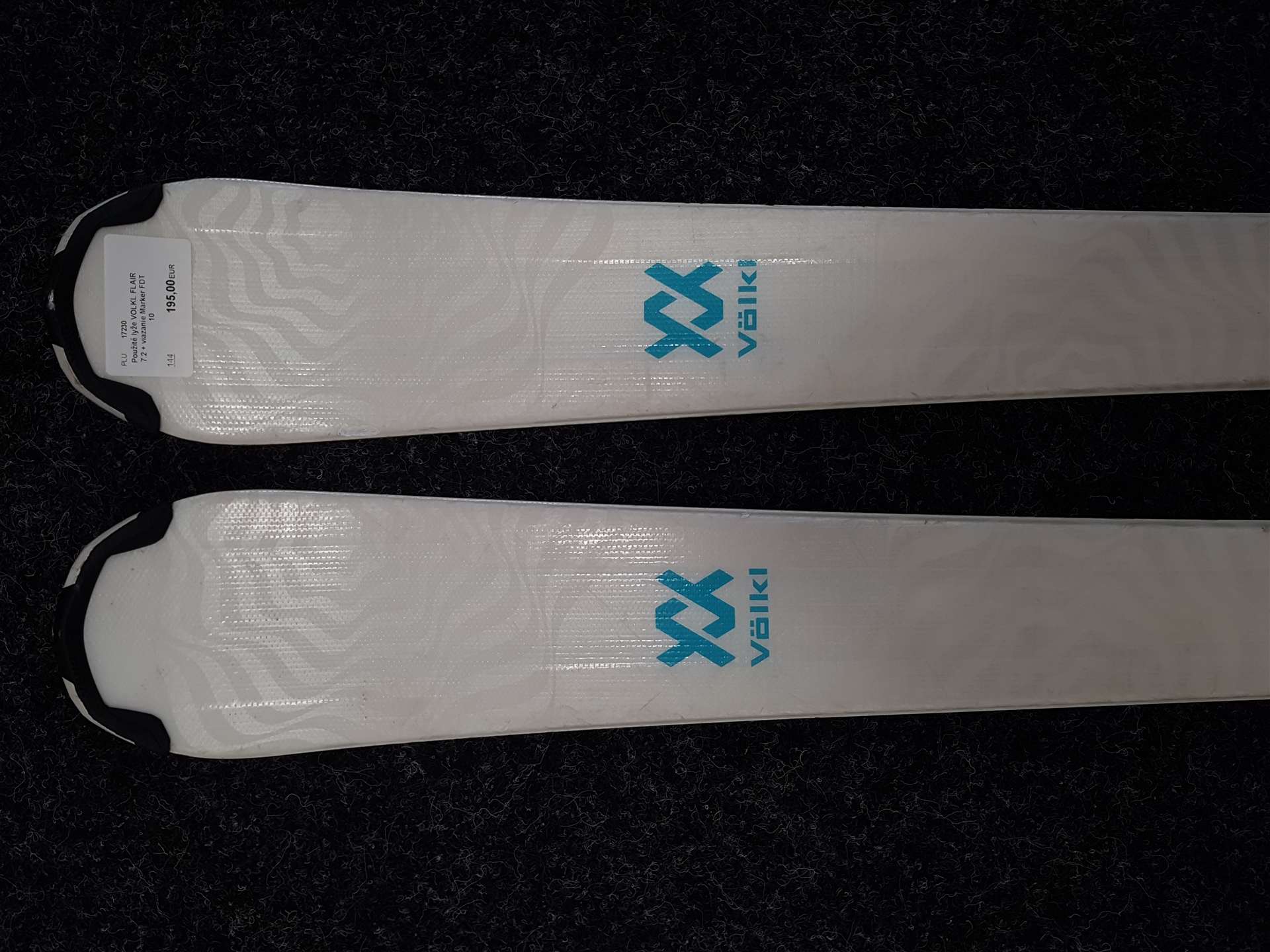 Skis d'occasion VOLKL FLAIR 7.2 + fixations Marker FDT 10