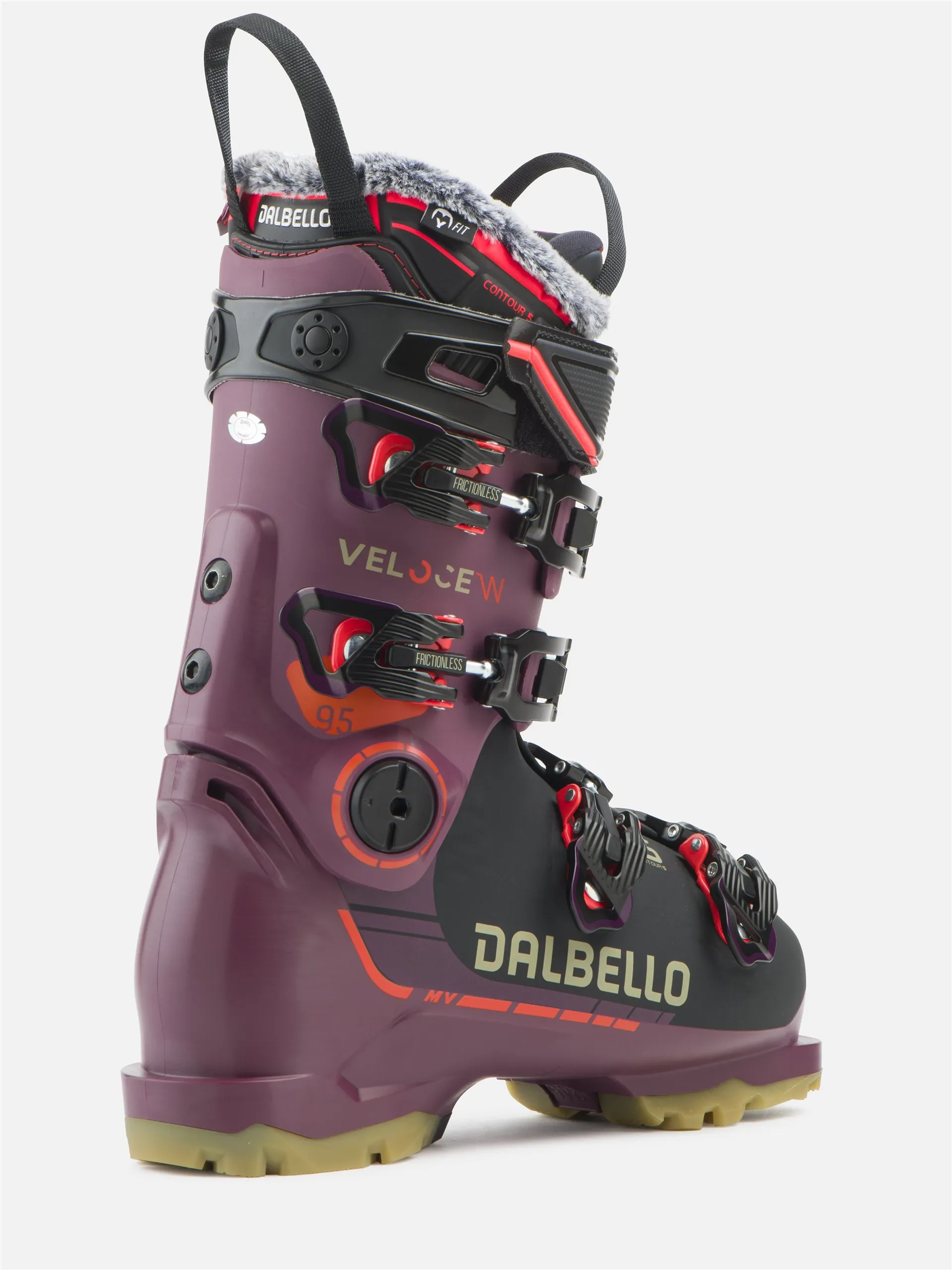 bocanci de schi Dalbello VELOCE 95 MV W berry/black
