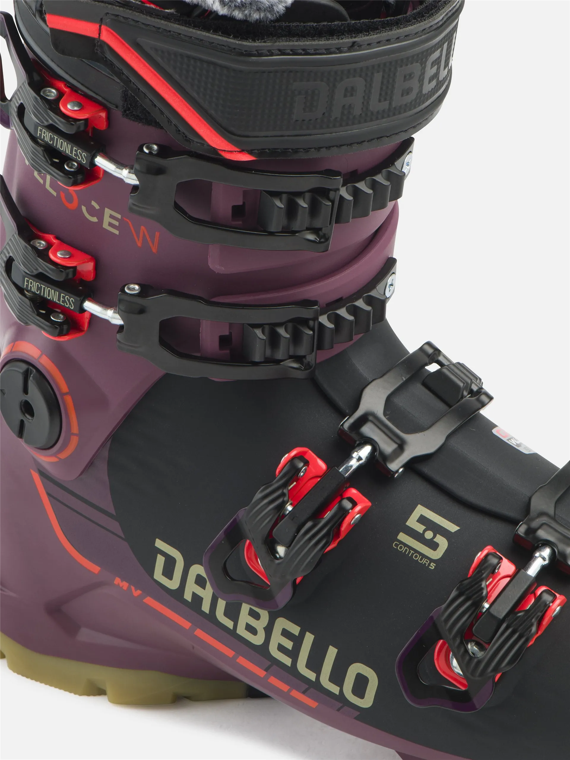 bocanci de schi Dalbello VELOCE 95 MV W berry/black