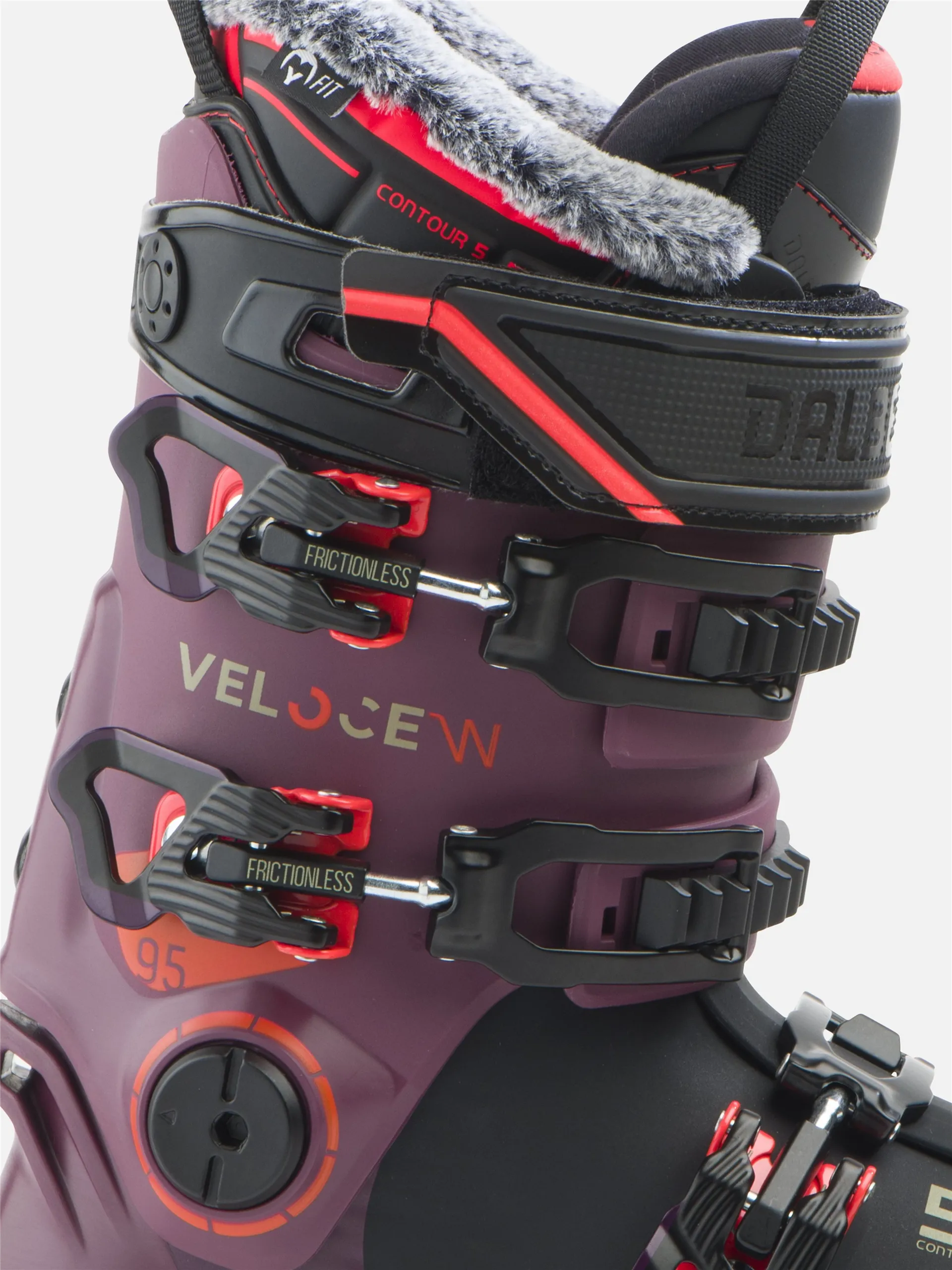 bocanci de schi Dalbello VELOCE 95 MV W berry/black