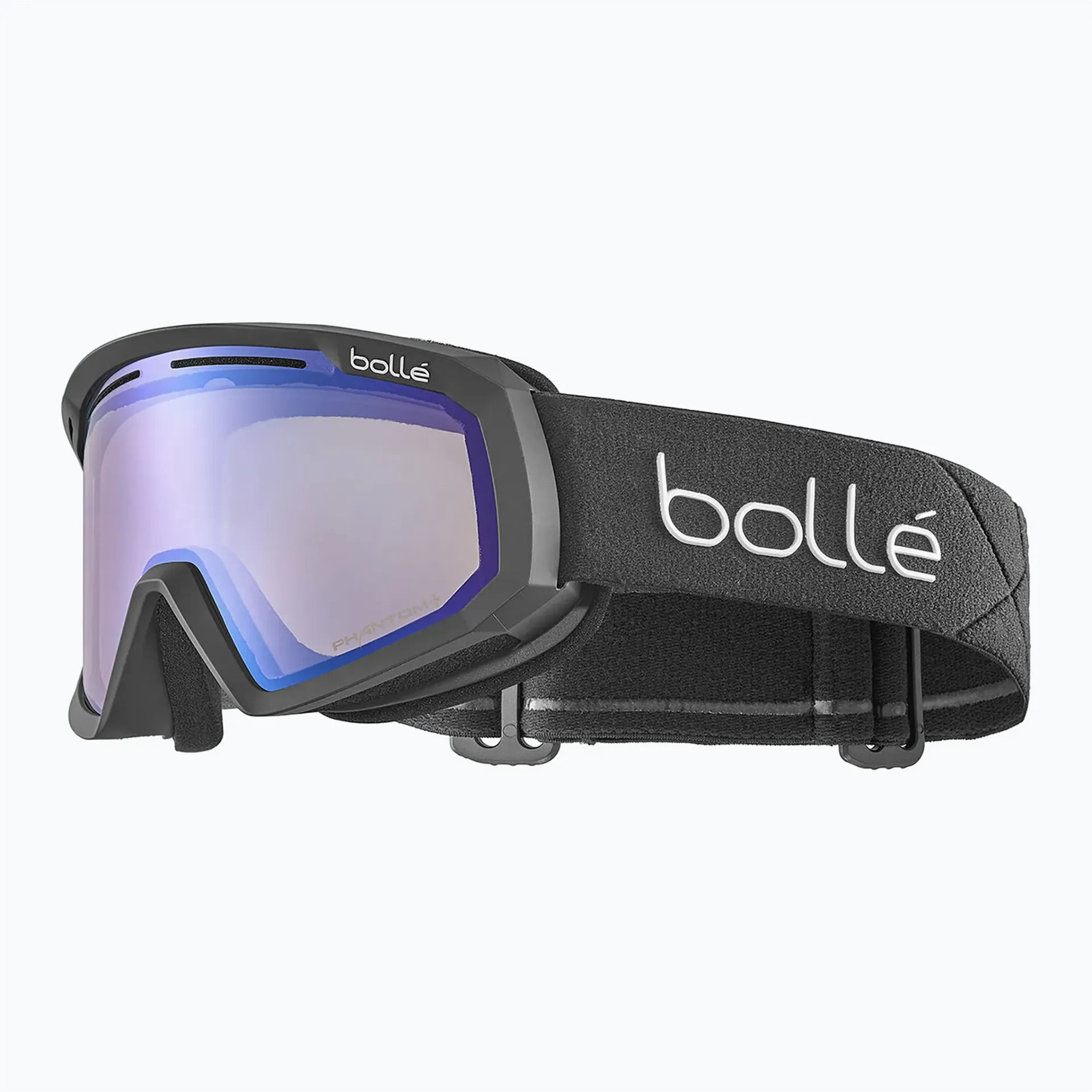 Gogle narciarskie Bollé Y7 OTG Black Matte - Phantom+ Blue Semi Polarized Photo