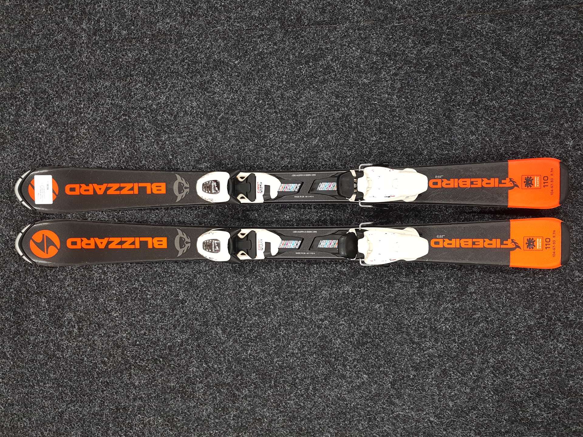 Gebrauchte Kinderski BLIZZARD FIREBIRD JR + Bindungen Marker 4.5