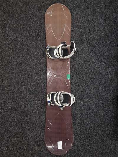 Tabla de snowboard Nanosnowboards a precio de ganga + fijaciones Ride talla S