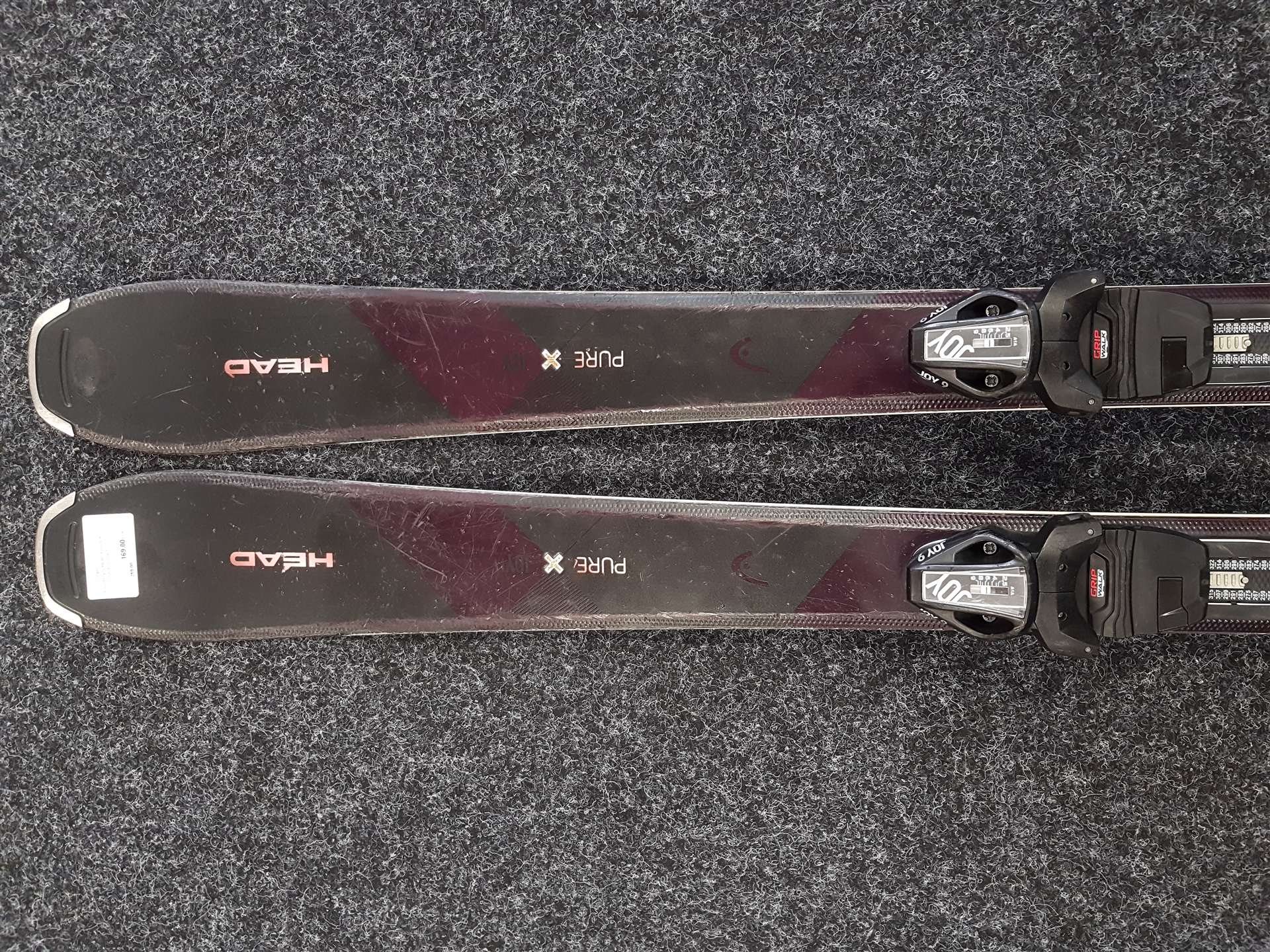 Použité lyže HEAD Pure X + viazanie Joy 9