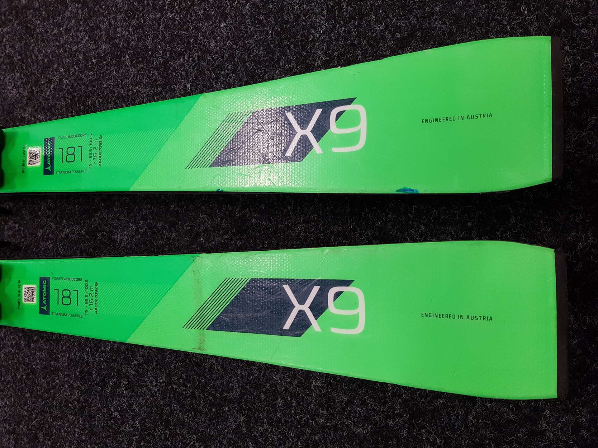 Použité lyže ATOMIC Redster X9 Ti + vázání Atomic X 12 TL