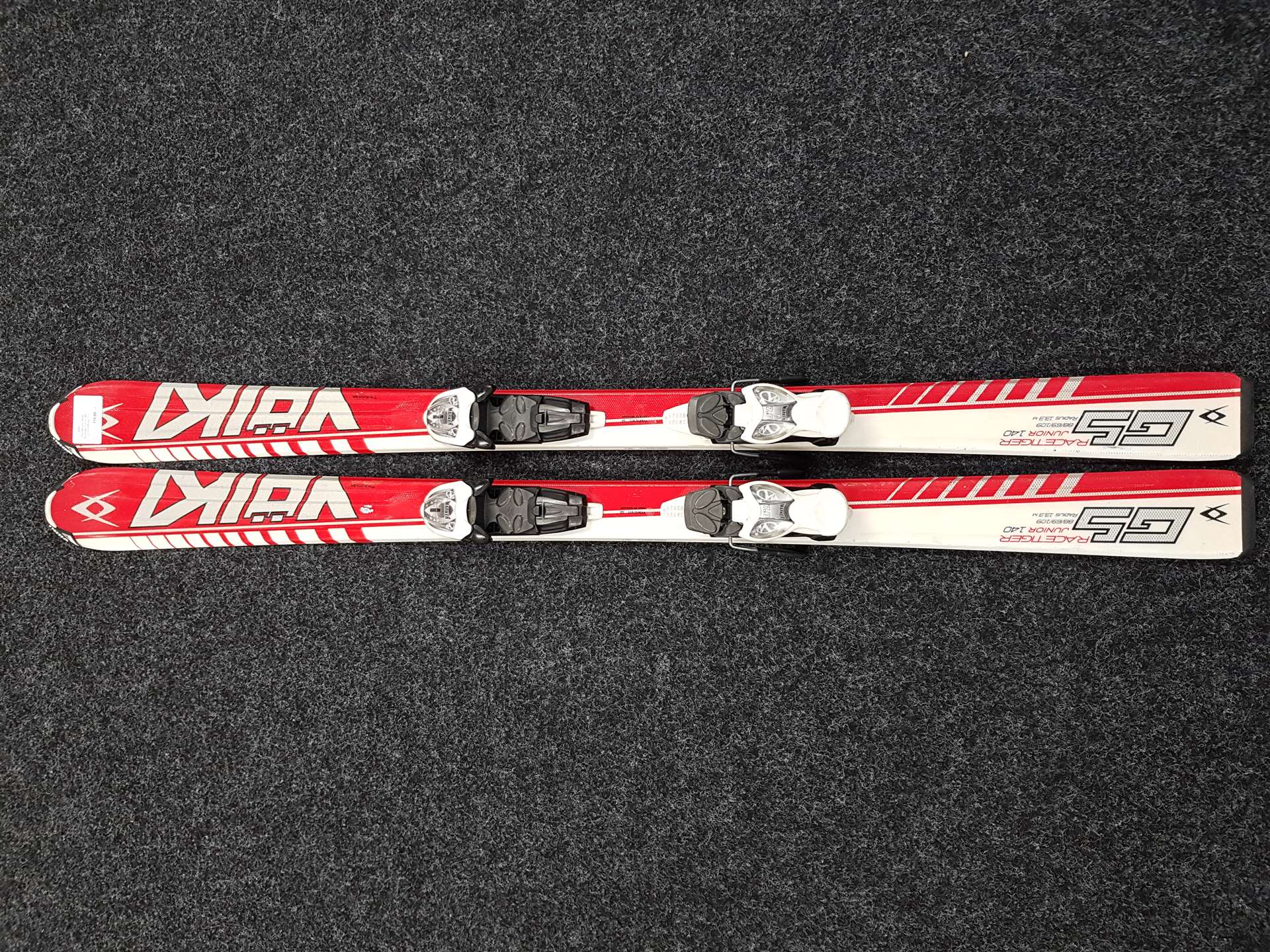 Używane narty VOLKL Racetiger Junior 140 + wiązania Marker 7.0