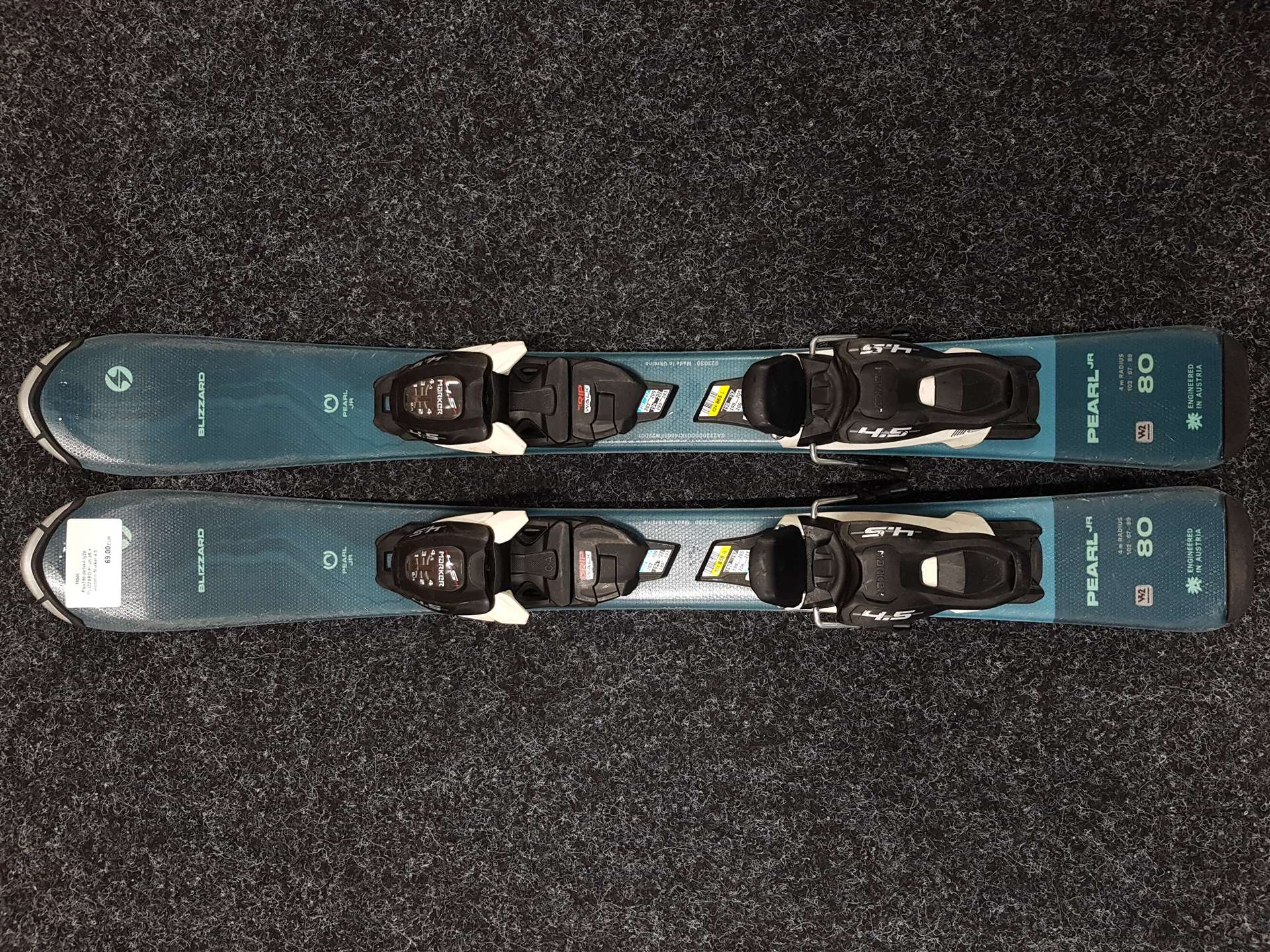 Sci da sci usati per bambini BLIZZARD Pearl JR + attacchi Marker 4.5