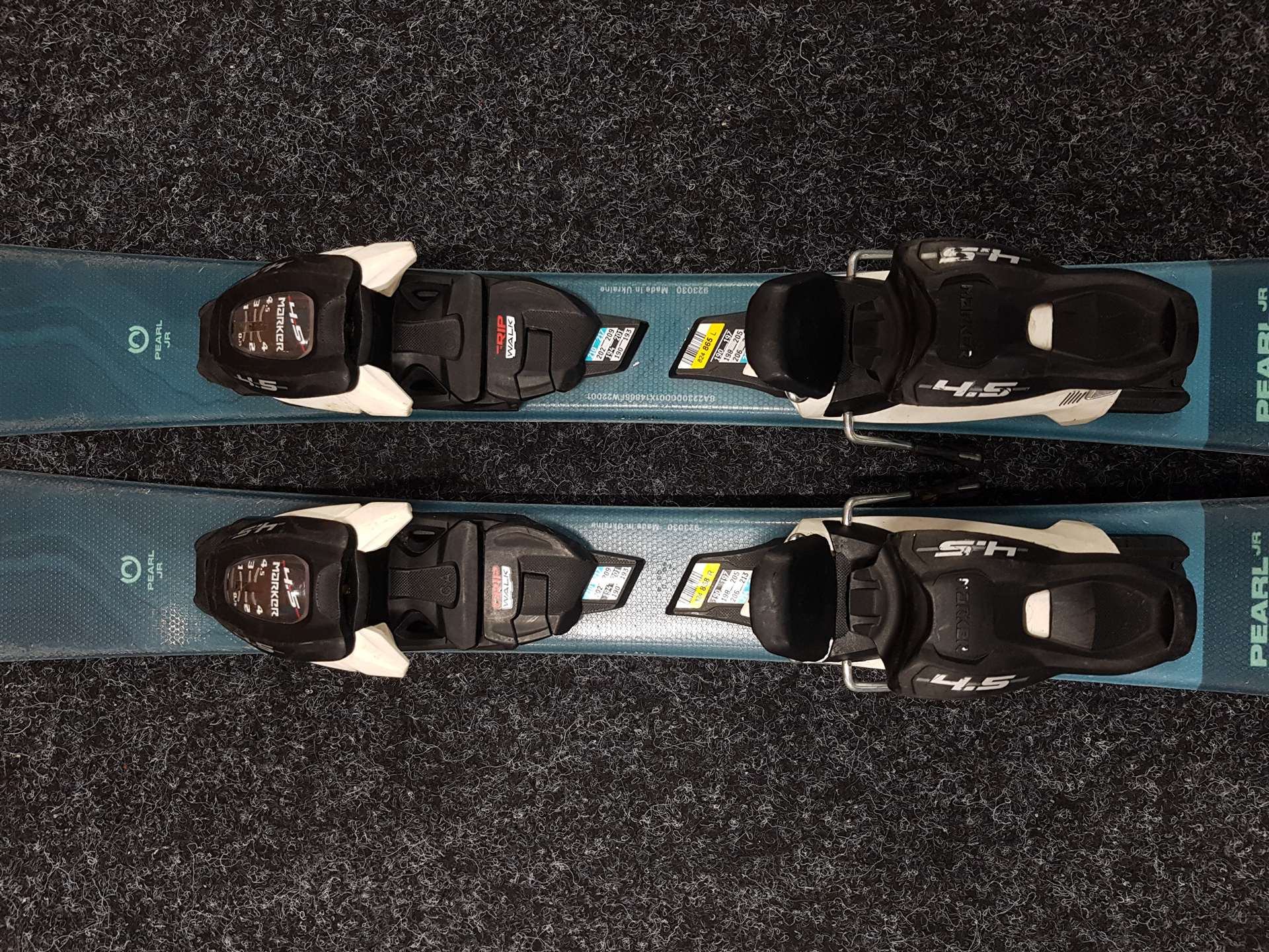 Sci da sci usati per bambini BLIZZARD Pearl JR + attacchi Marker 4.5