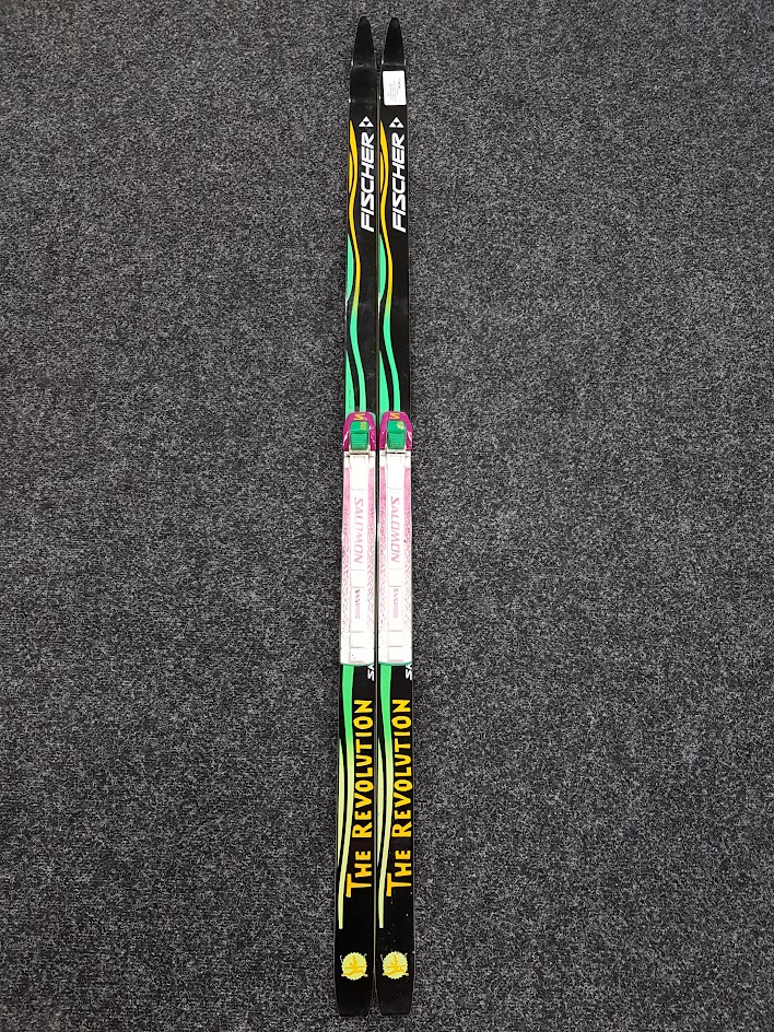 Gebrauchte Fischer Fischer The Revolution Langlaufski + Salomon SNS Bindungen