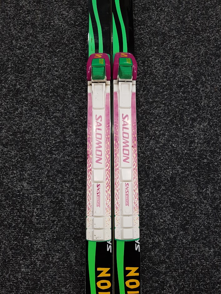 Gebrauchte Fischer Fischer The Revolution Langlaufski + Salomon SNS Bindungen