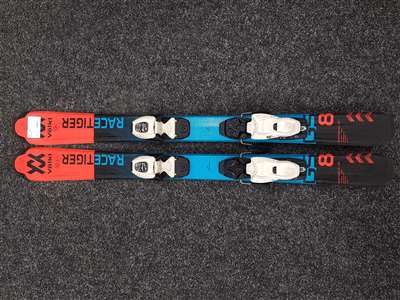 Sci usati per bambini VOLKL RACE TIGER GS 8 + attacchi Marker 4.5