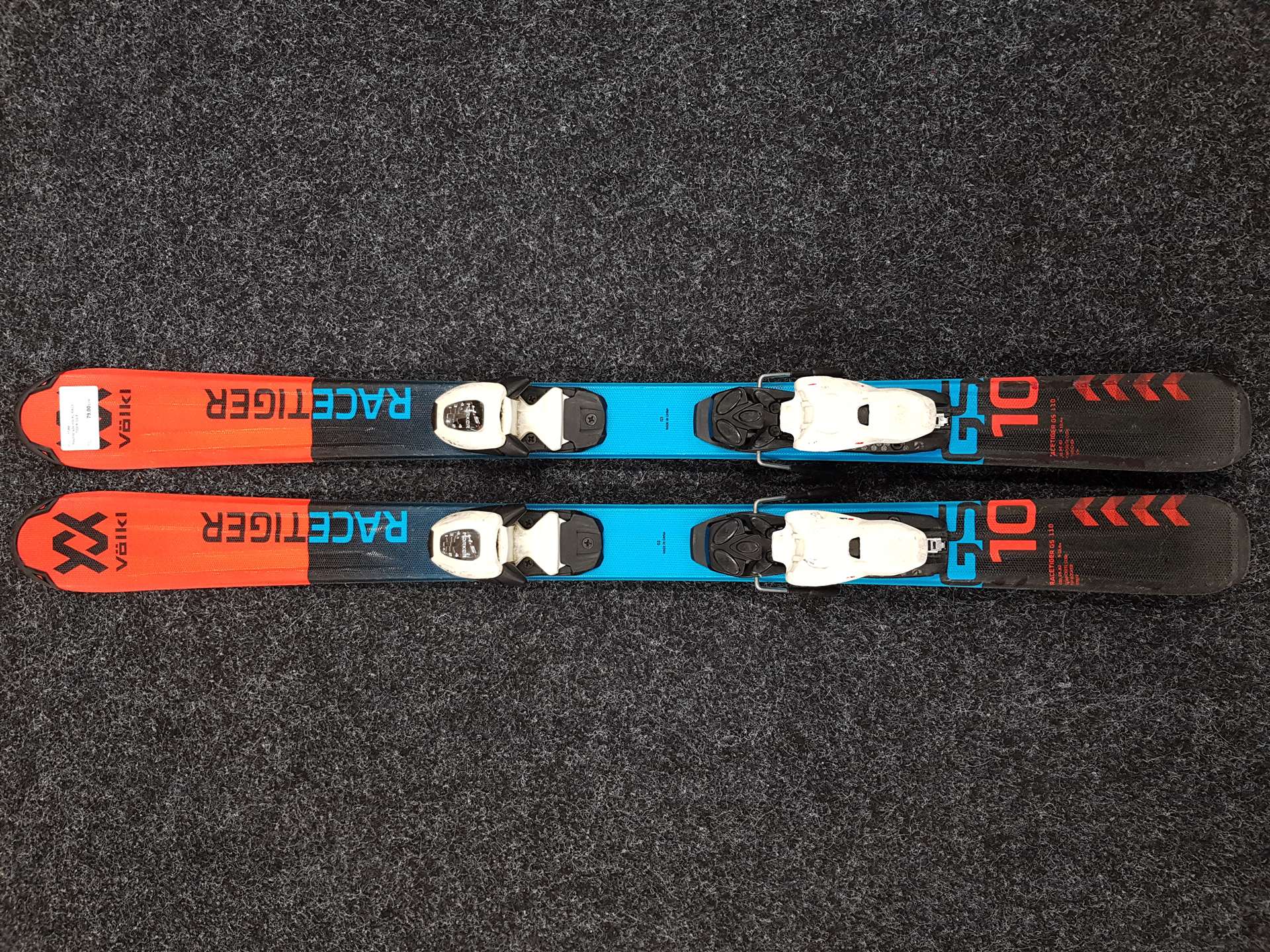 Skis enfant d'occasion VOLKL RACE TIGER GS 10 + fixations Marker 4.5