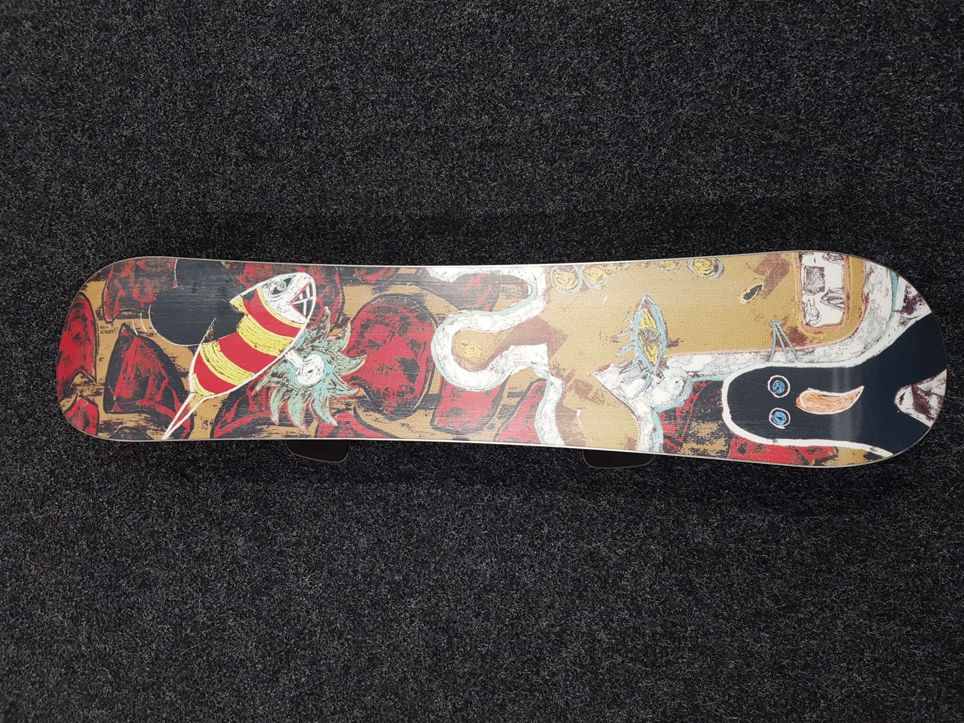 Tabla de snowboard STUF Earth usada + fijaciones SP Tallas S/M/L