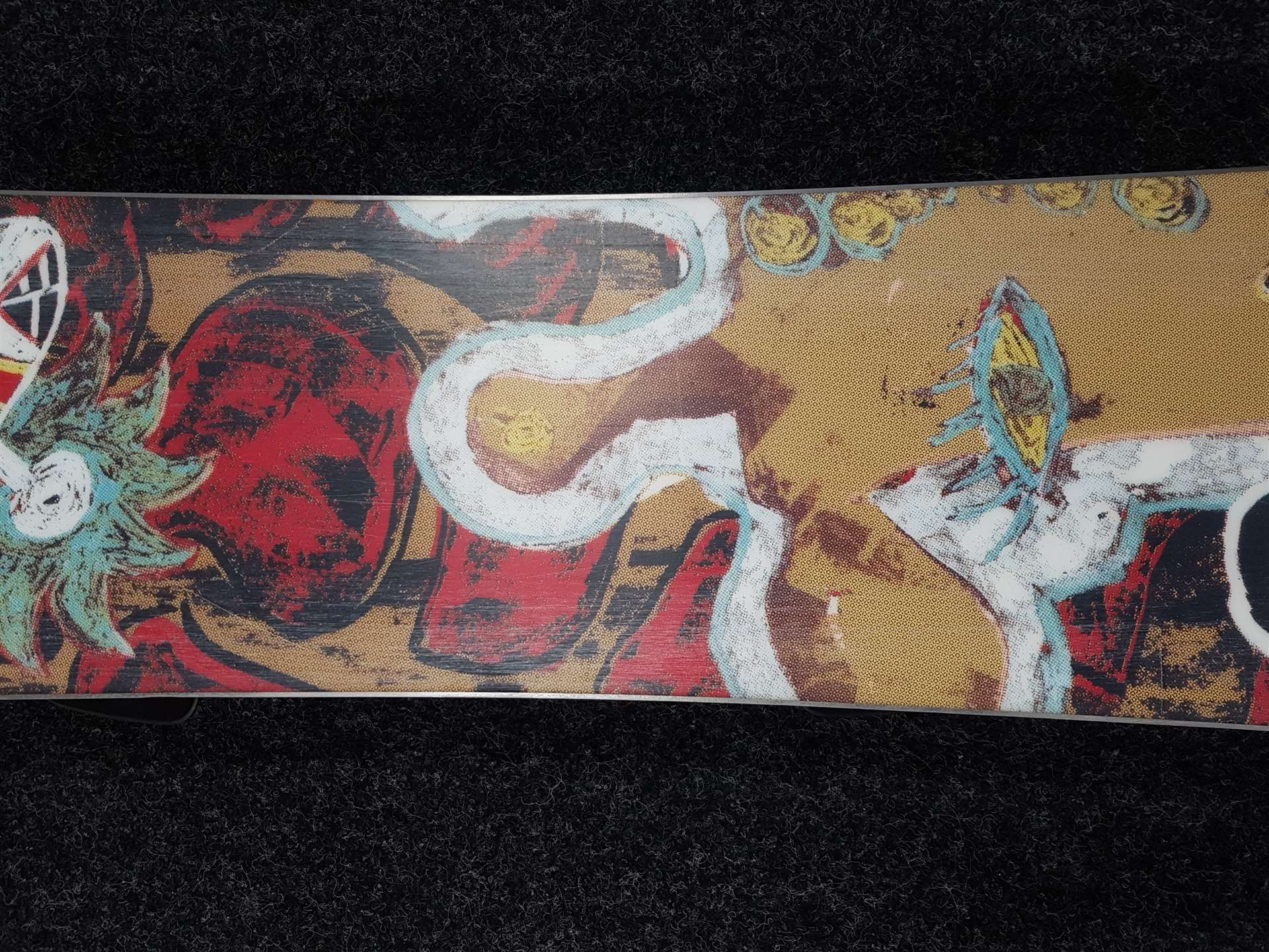 Tabla de snowboard STUF Earth usada + fijaciones SP Tallas S/M/L