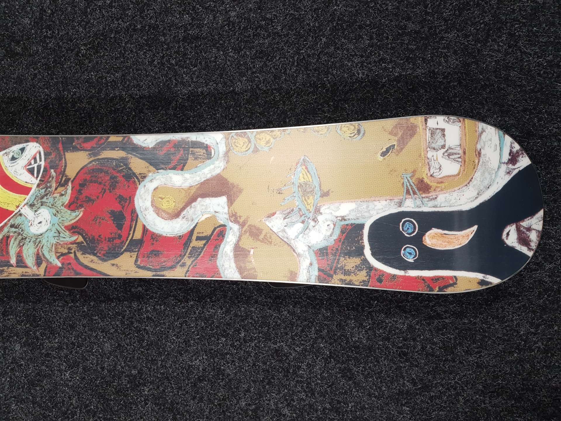 Tabla de snowboard STUF Earth usada + fijaciones SP Tallas S/M/L