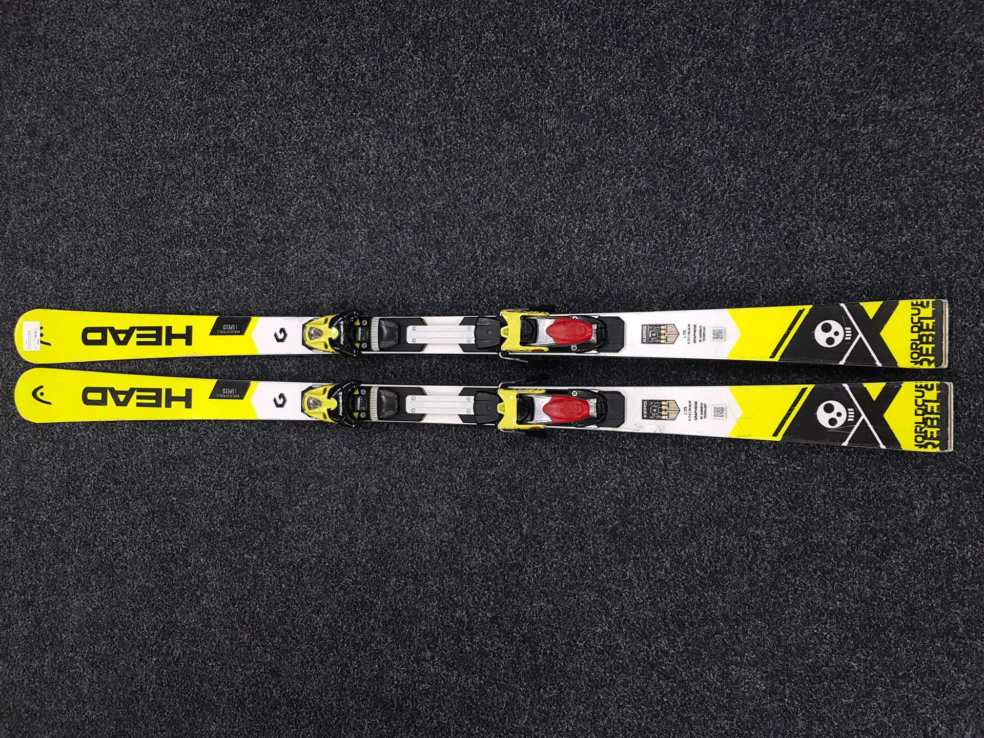 Použité lyže HEAD I.Speed + vázání Fischer RC4 13