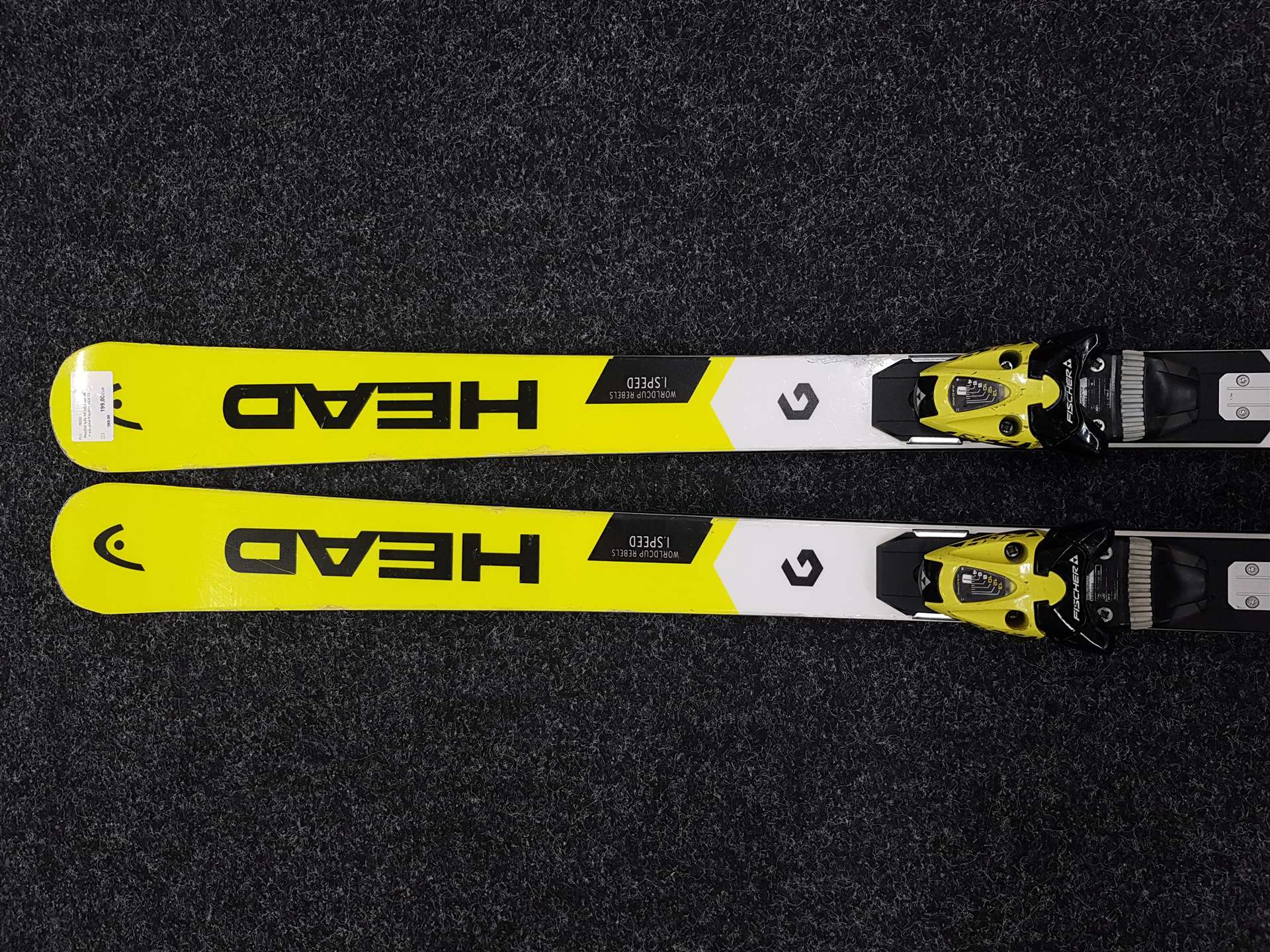 Použité lyže HEAD I.Speed + vázání Fischer RC4 13