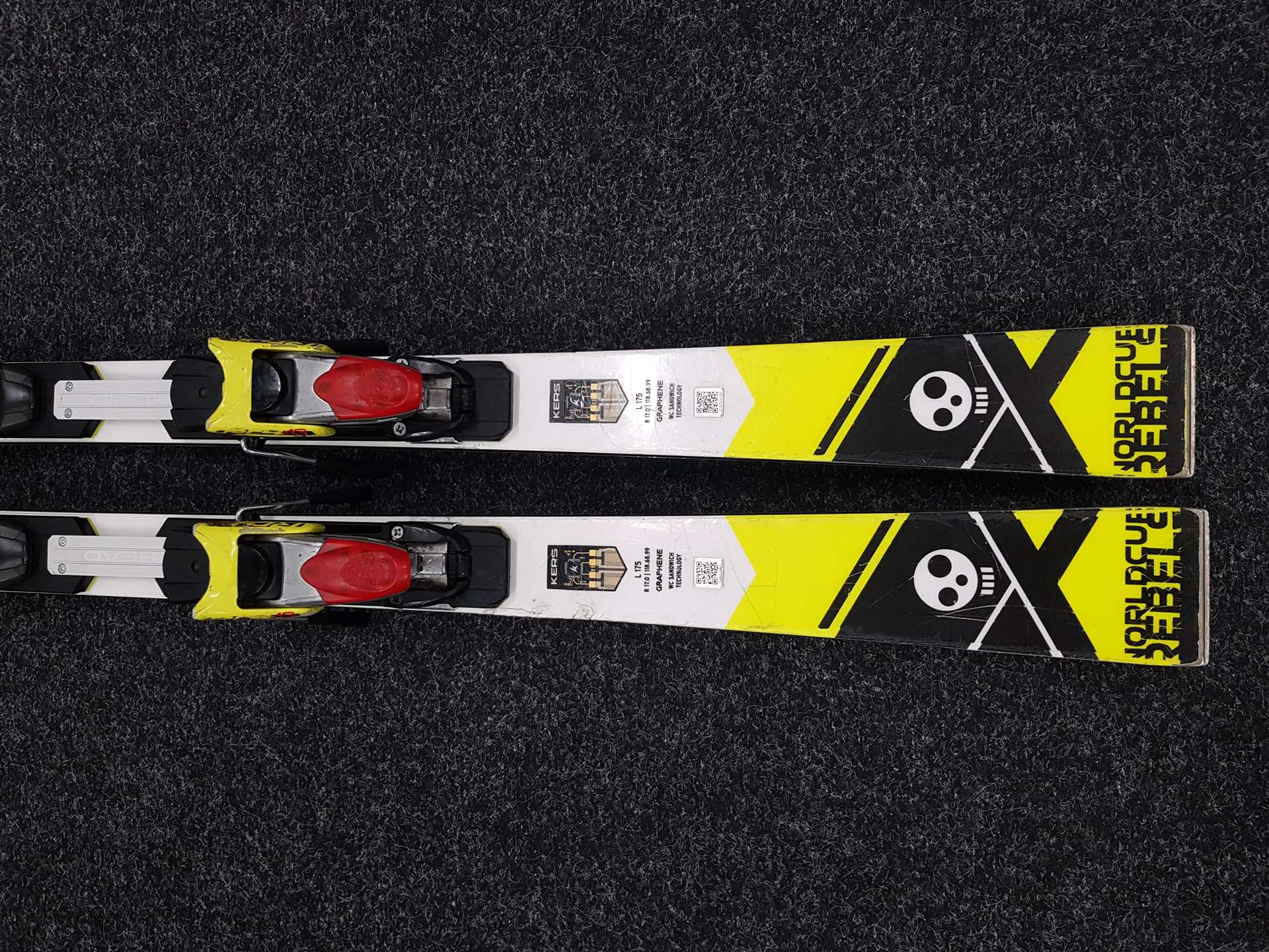 Použité lyže HEAD I.Speed + vázání Fischer RC4 13