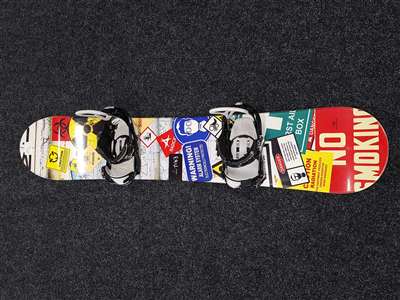 Použitý snowboard RADICAL Tag + vázání United velikost M/L