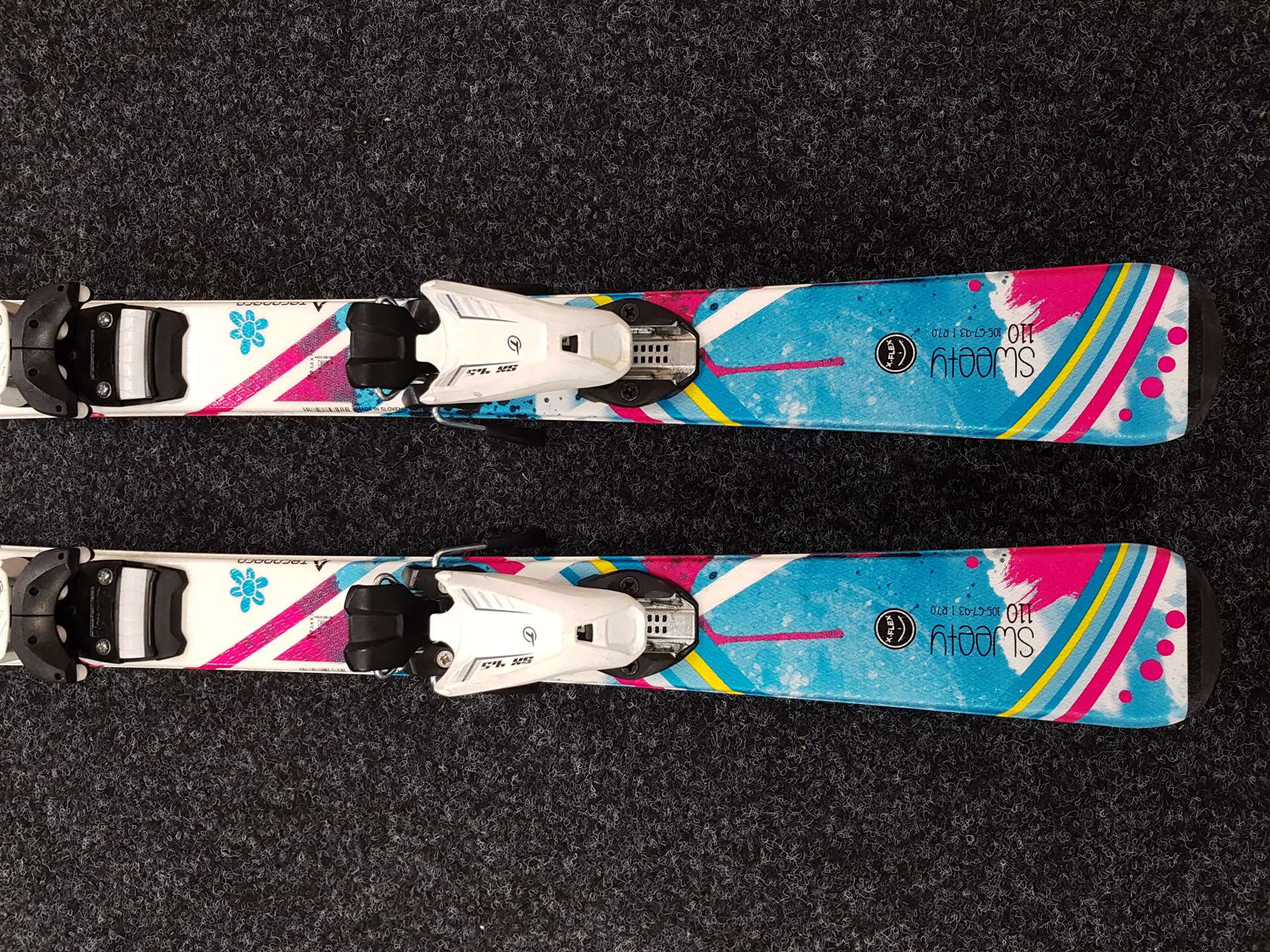 Skis TECNOPRO Sweety d'occasion + fixations Tyrolia SX 4.5