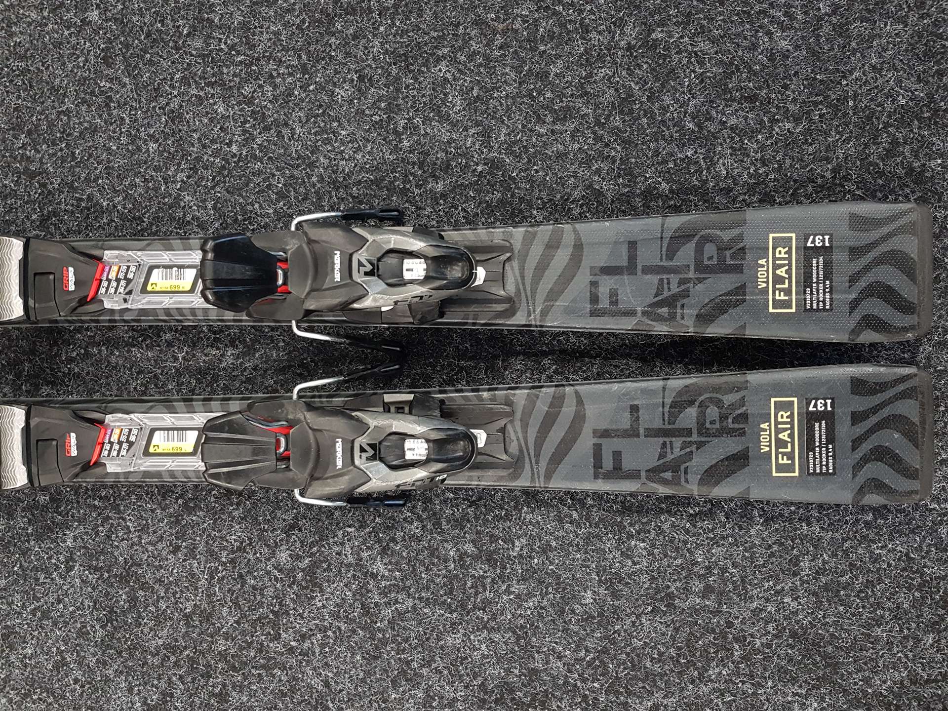 Schiuri VOLKL Viola Flair folosite + legături Marker FTD 10