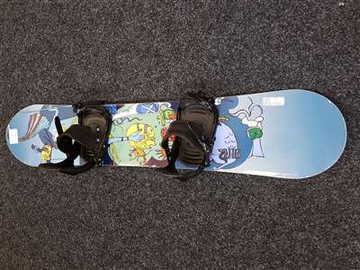 Snowboard CRAZY CREEK usato + attacchi Rage taglia XS