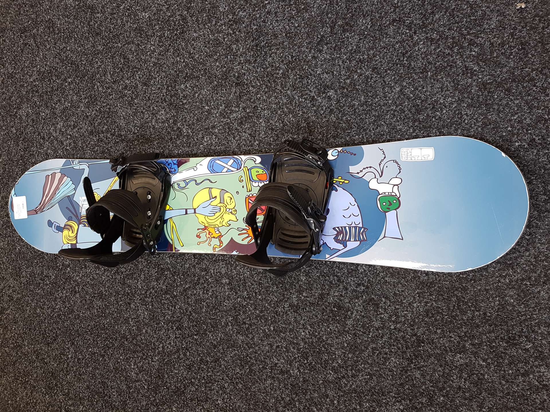 Snowboard CRAZY CREEK usato + attacchi Rage taglia XS