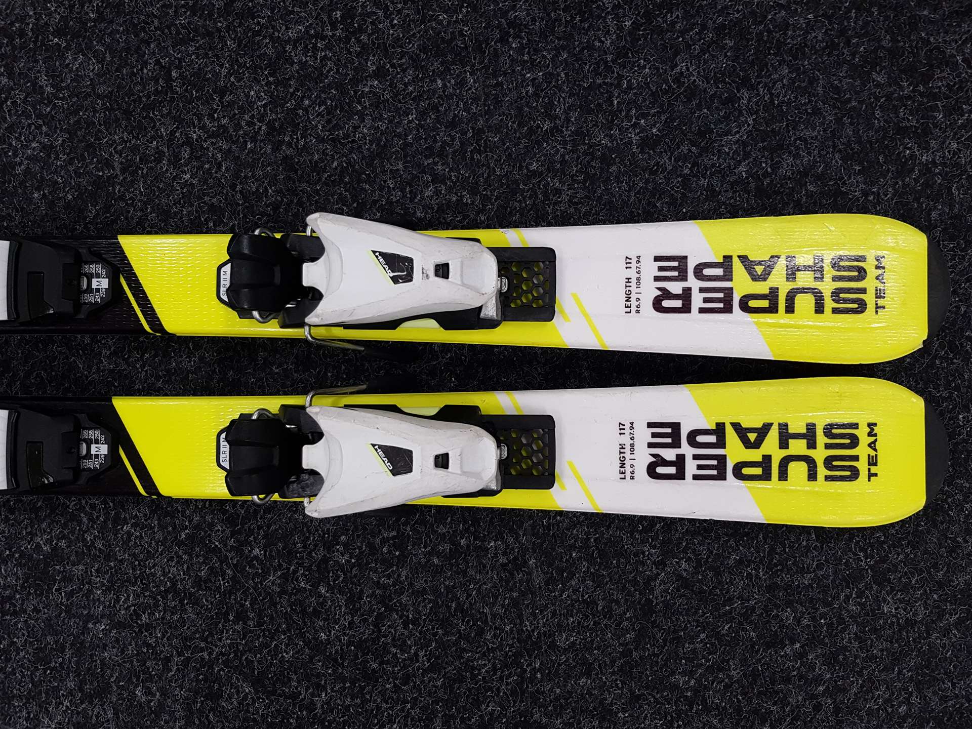 Rabljene otroške smuči HEAD Team + vezi Head SLR 4.5