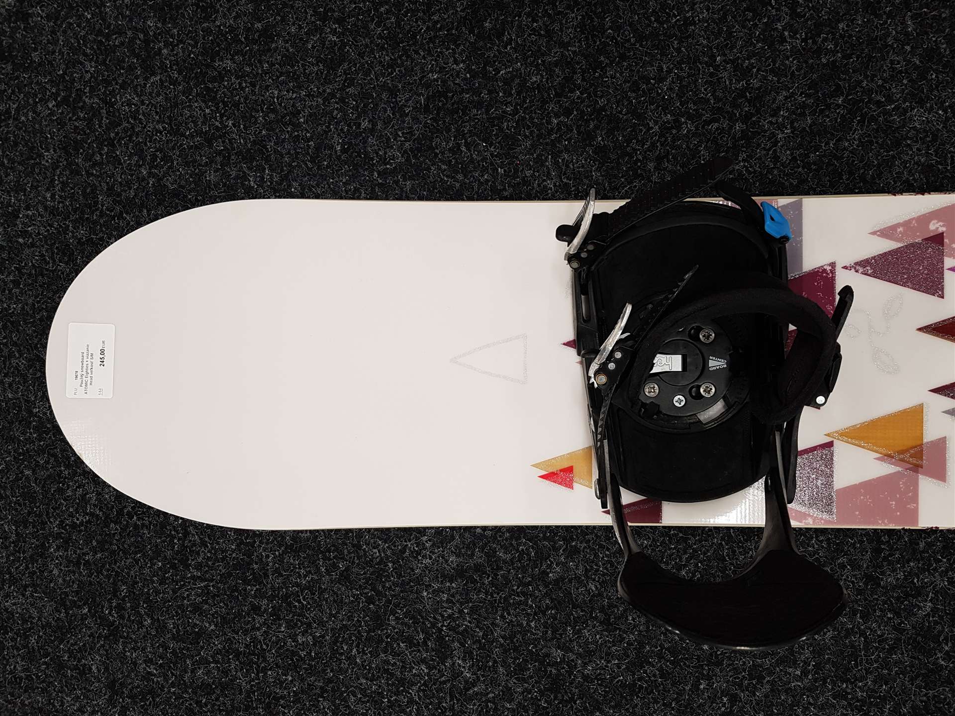 Gebrauchtes ATOMIC Eighties Snowboard + Head Bindungen Größe S/M