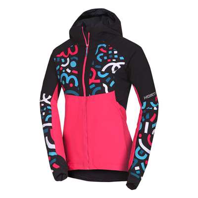 Chaqueta de esquí de travesía para mujer Northfinder ROHACE 3 BU-48073SKP con estampado multicolor