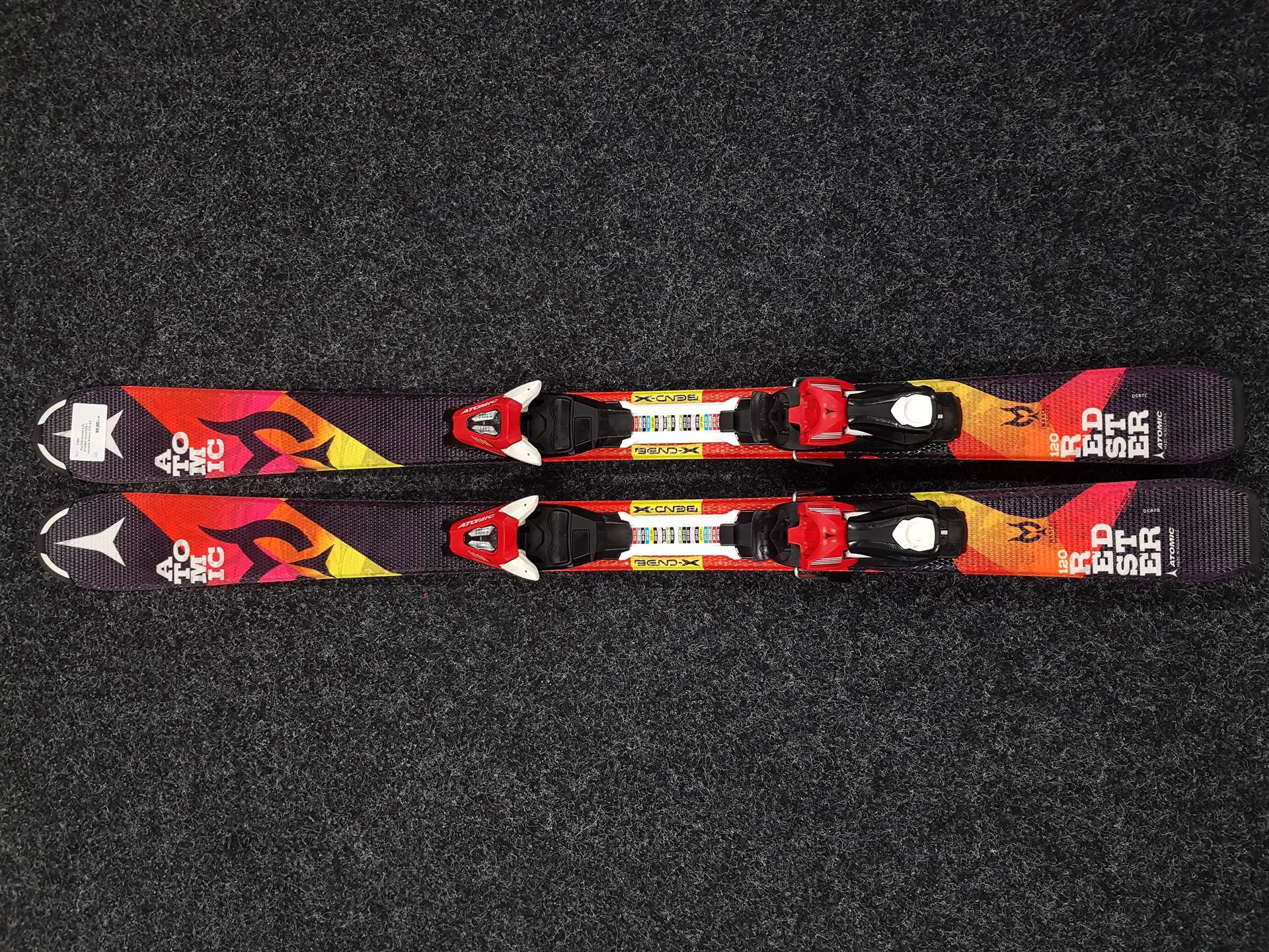 Použité detské lyže ATOMIC REDSTER + viazanie Atomic XTE 4.5