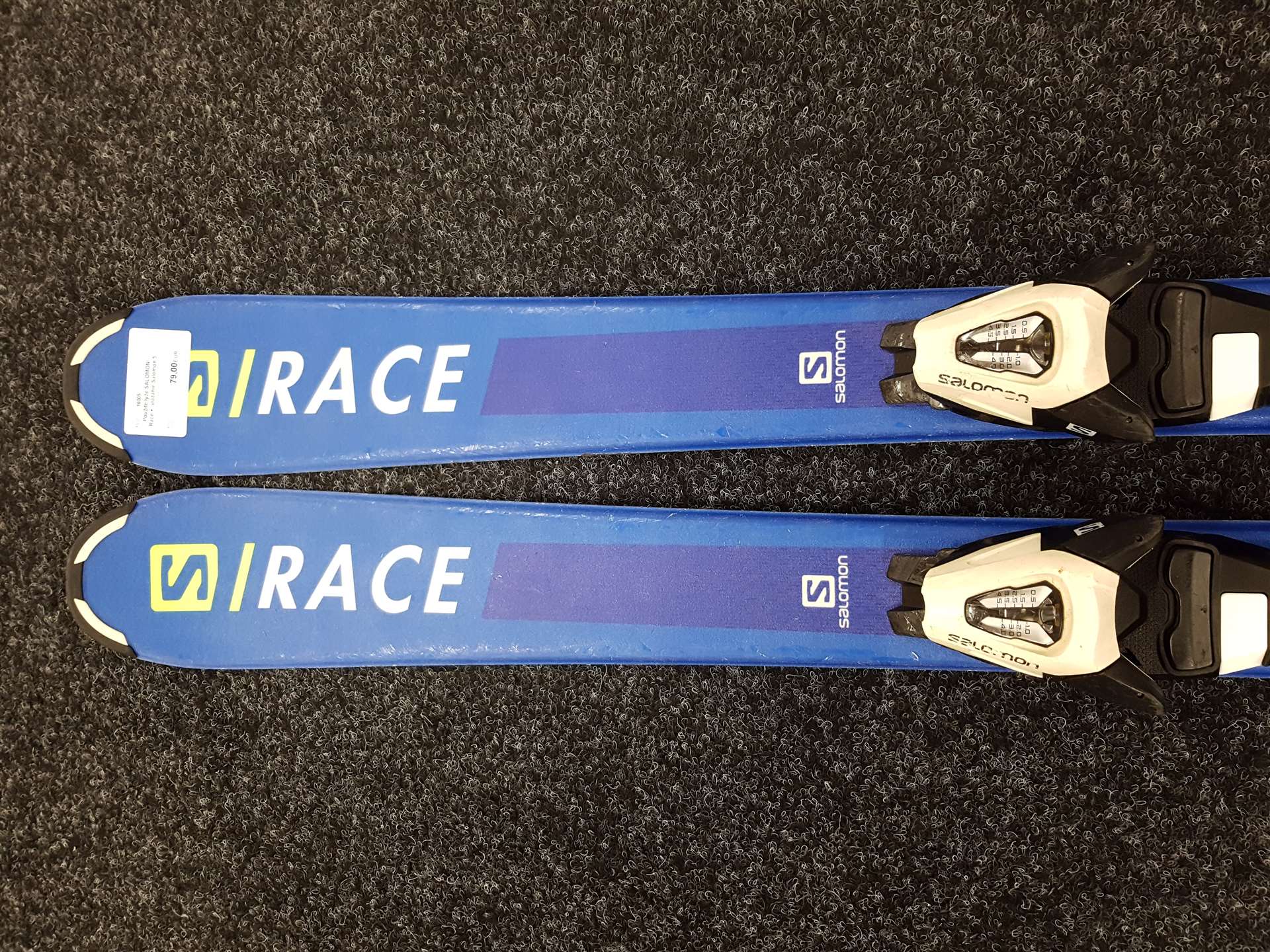 Gebrauchte SALOMON Race-Ski + Salomon 5-Bindungen