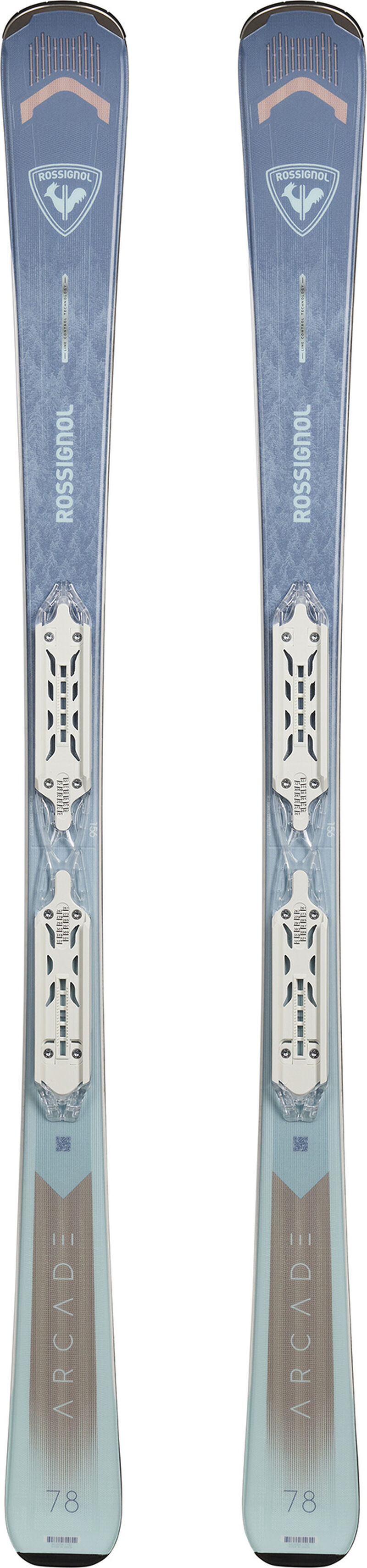 narty Rossignol ARCADE W 78 XPRESS + XPRESS W 10 GW B83 WHT+SPARKLE