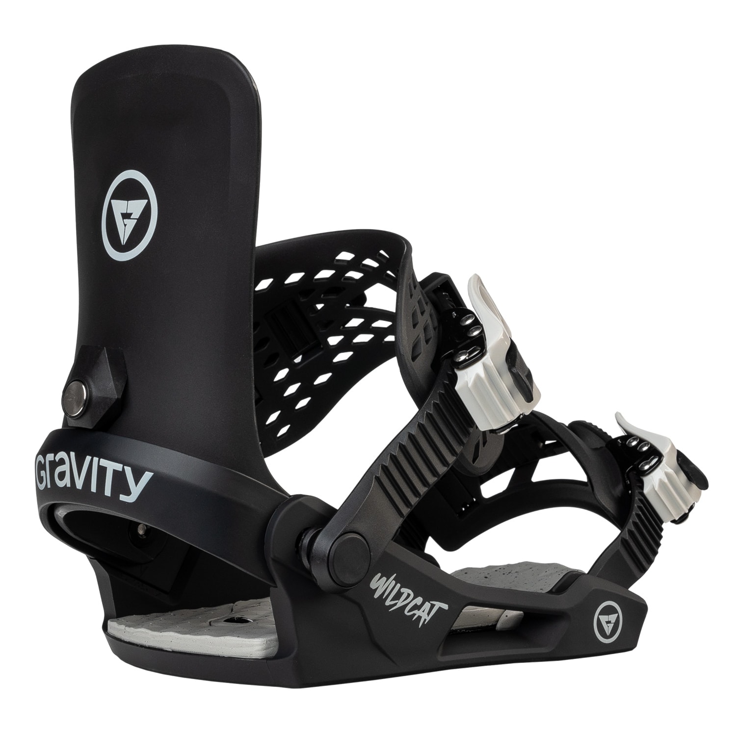 Fixations de snowboard Gravity Wildcat Black Jr
