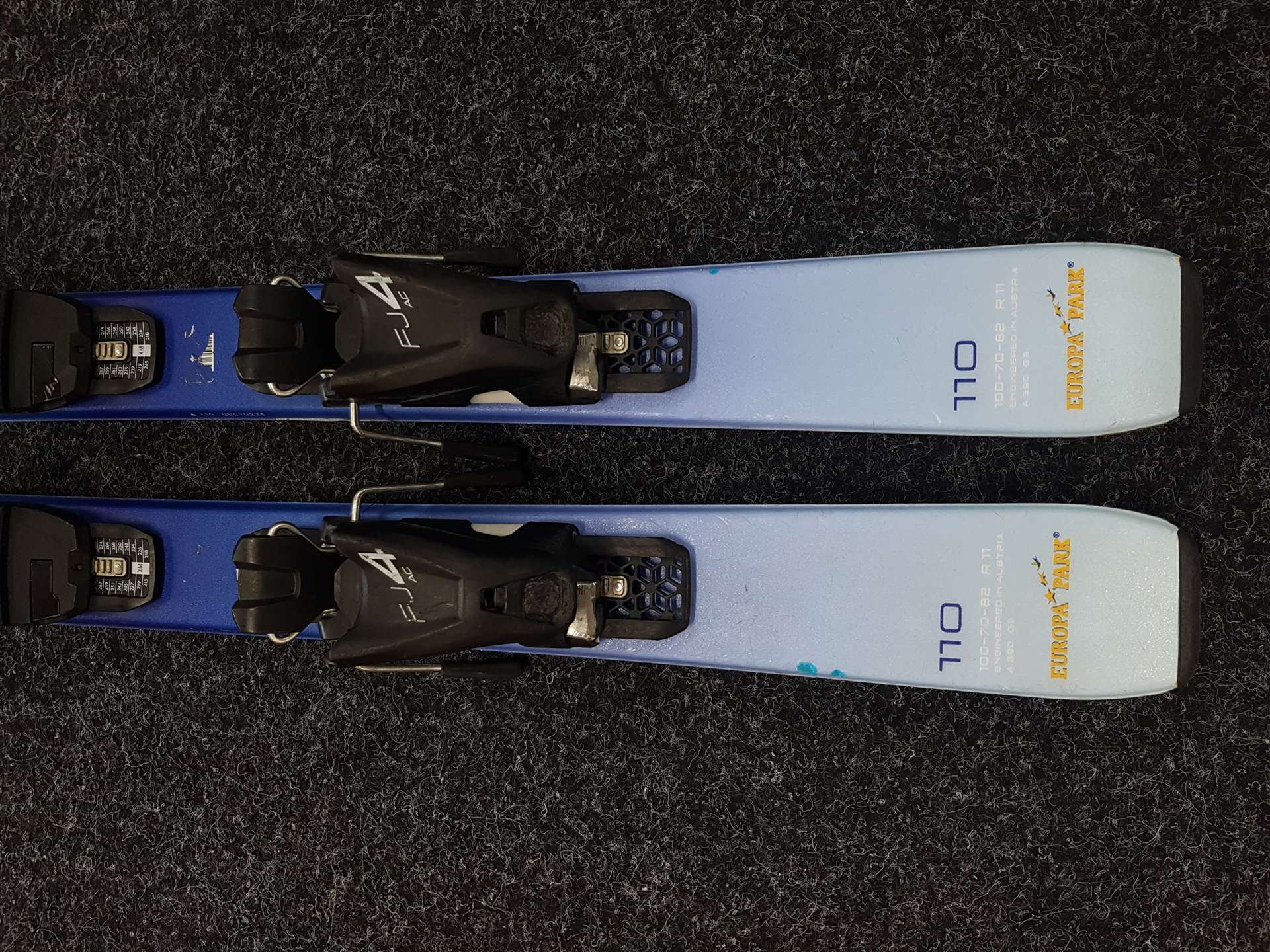 Sci da sci usati per bambini FISCHER ED Euromans + attacchi Fischer FJ 4