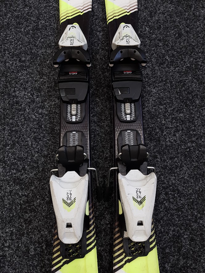 Gebrauchte HEAD Supershape Team Ski + Head SLR 4.5 Bindungen