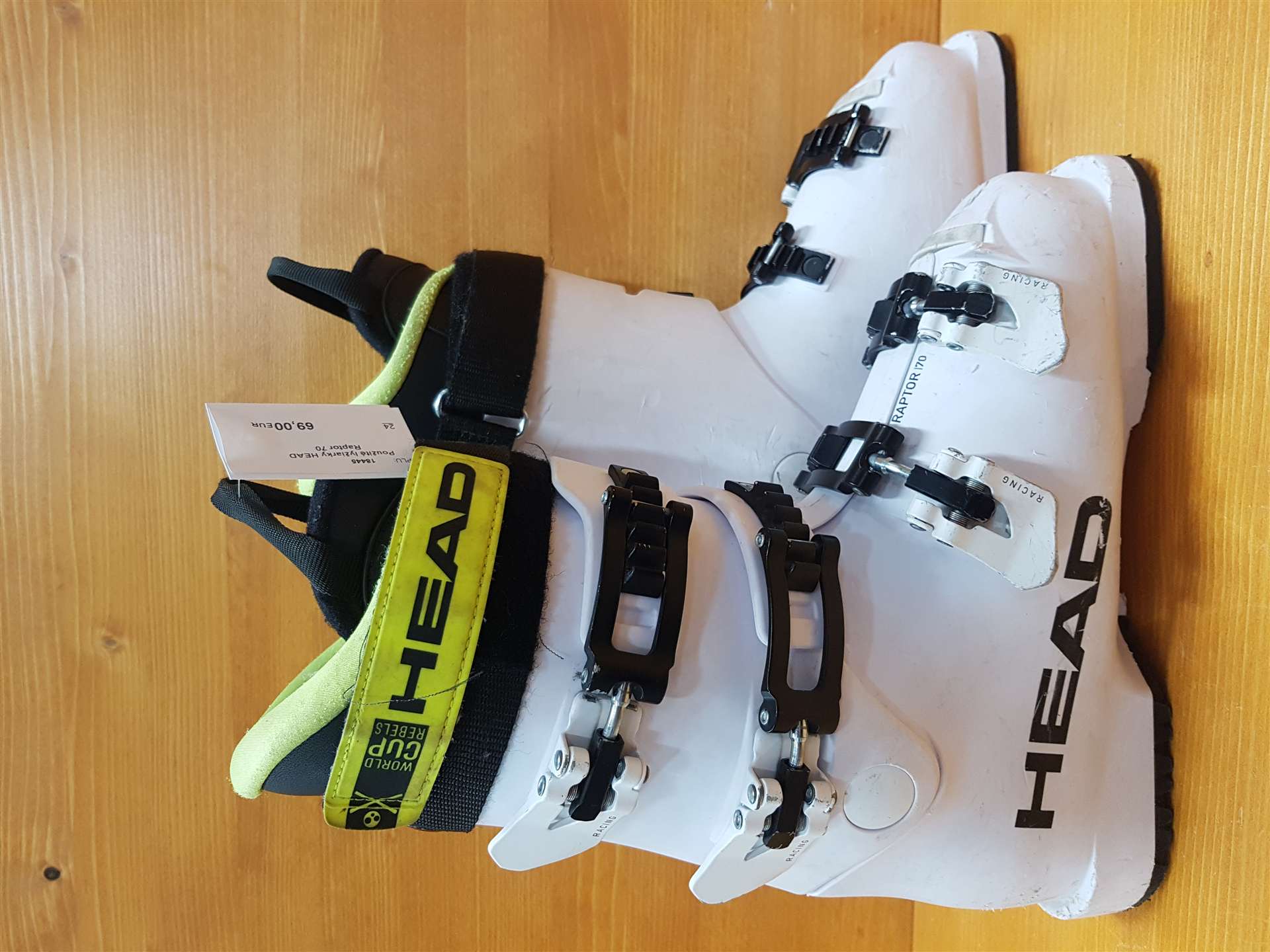 Použité lyžiarky HEAD Raptor 70