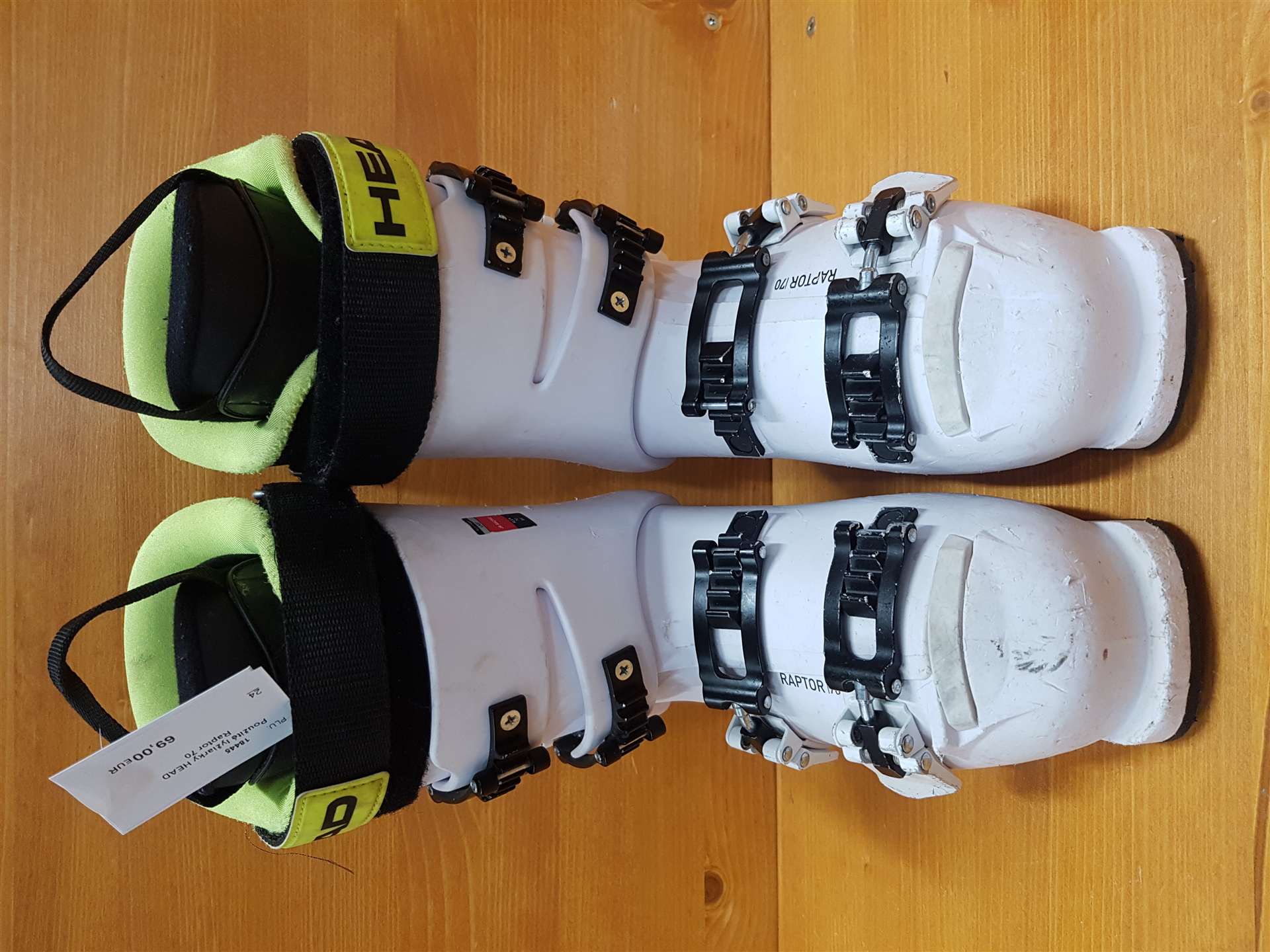 Použité lyžiarky HEAD Raptor 70