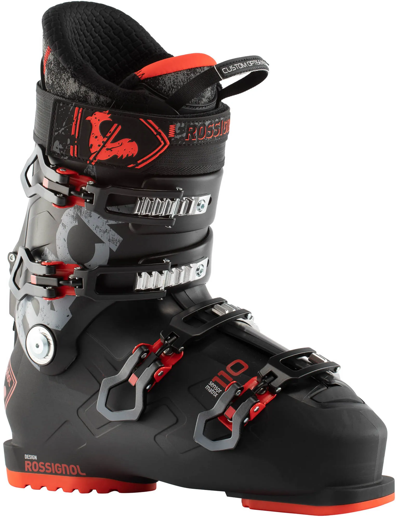 lyžiarky Rossignol Track 110 black red