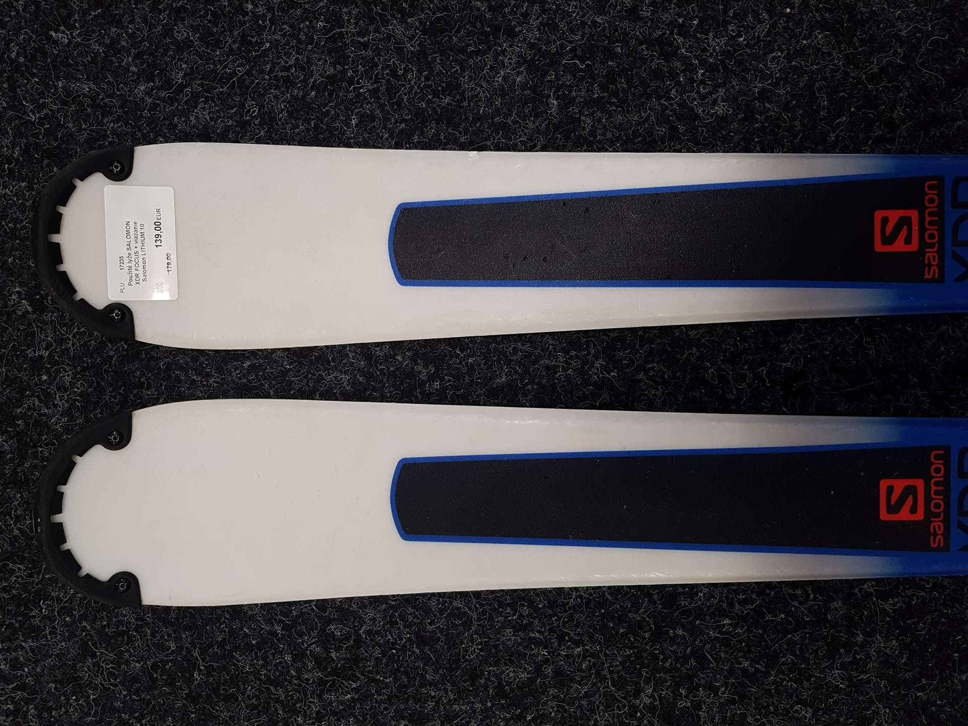 Skis SALOMON XDR FOCUS d'occasion + fixations Salomon LITHIUM 10